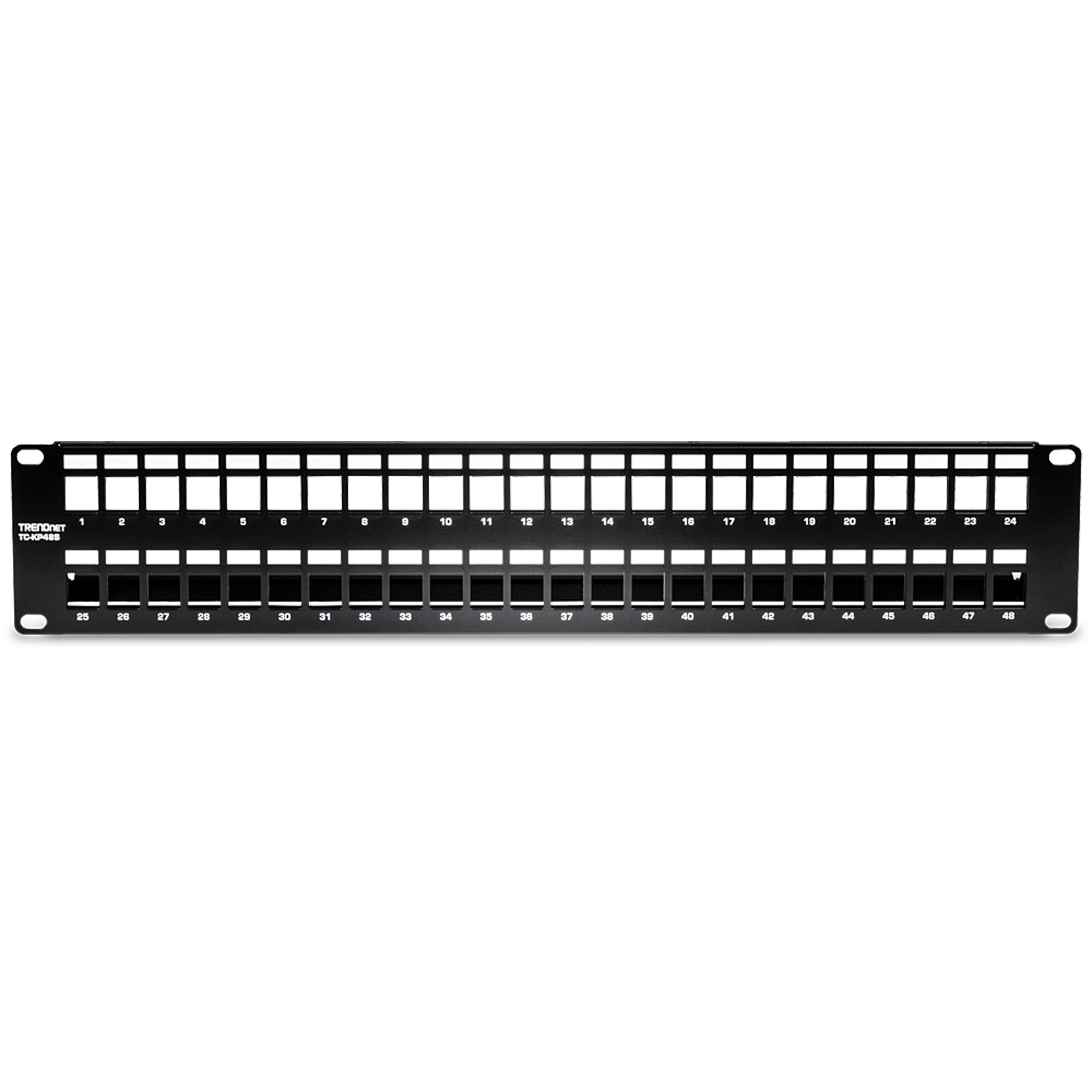 TRENDnet TC-KP48S 48-Port Blank Keystone Shielded Patch Panel