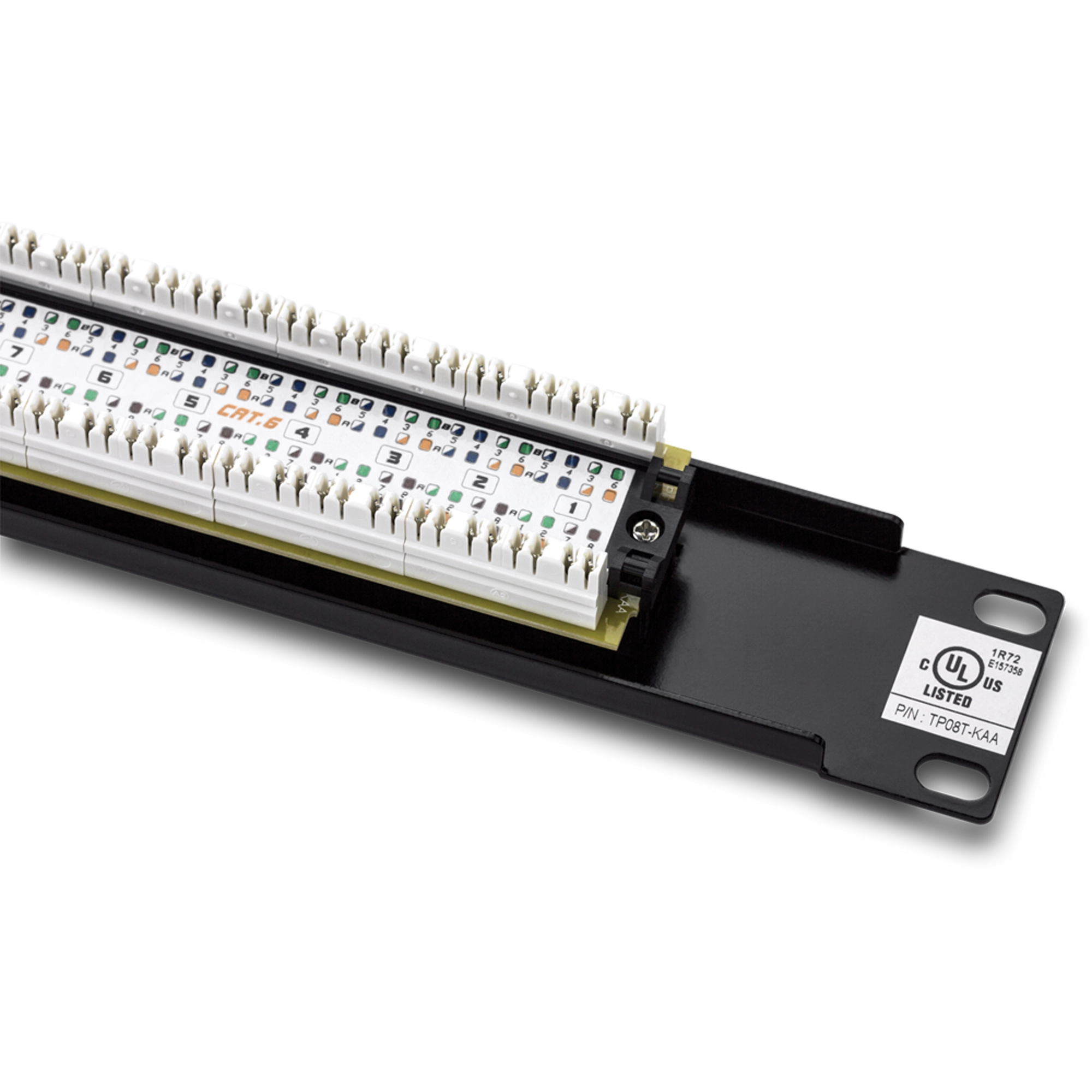 TRENDnet TC-P08C6 8-Port Cat. 6 Unshielded Patch Panel (10" wide)