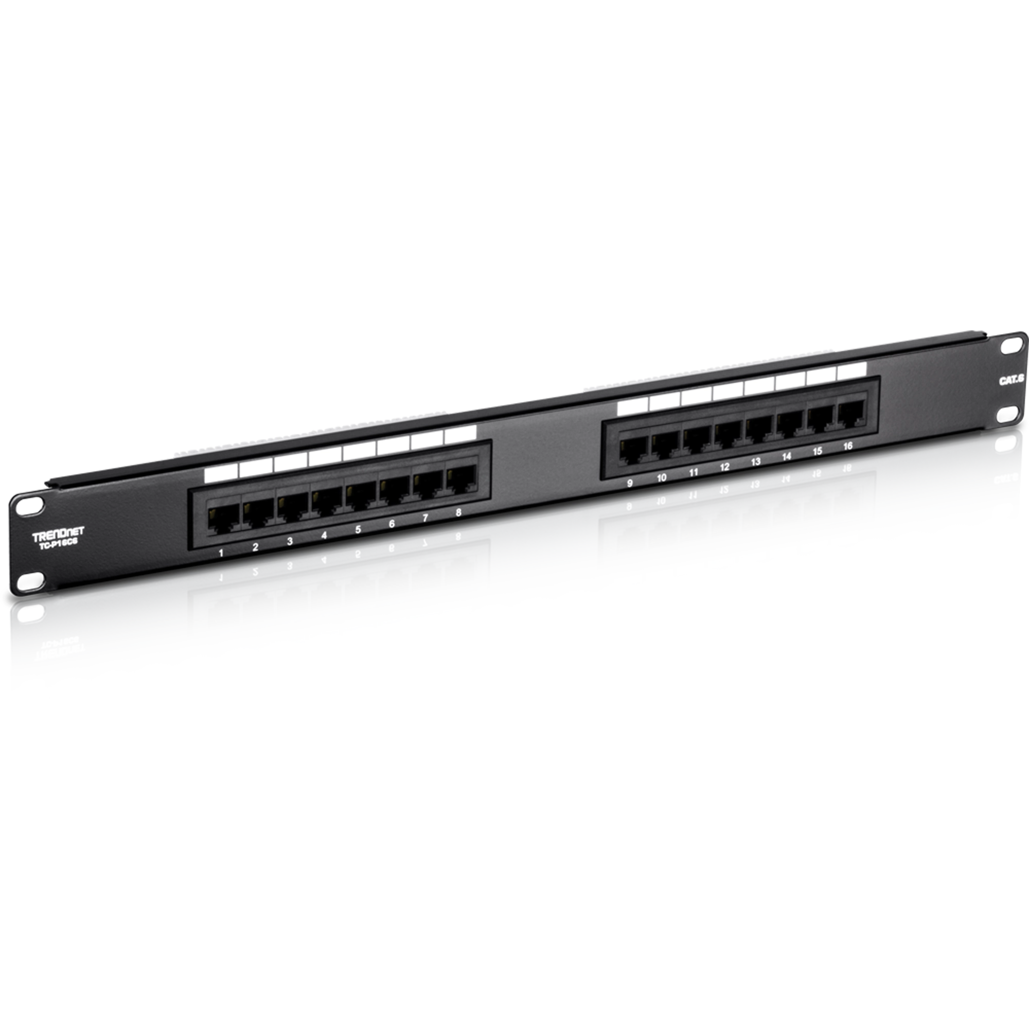 TRENDnet TC-P16C6 Cat6 16-Port Unshielded Patch Panel