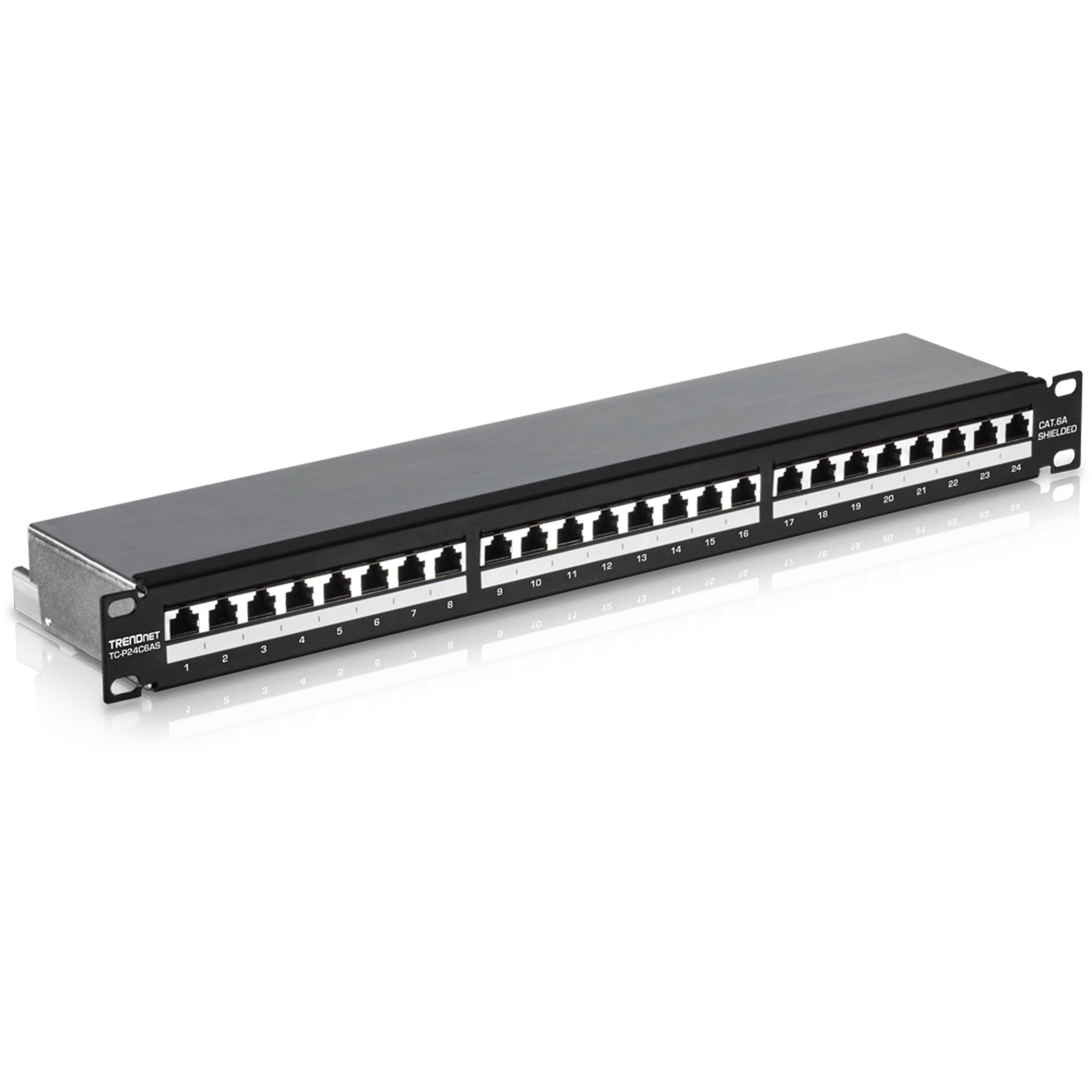 TRENDnet TC-P24C6AS 24-Port Cat6a Shielded Patch Panel