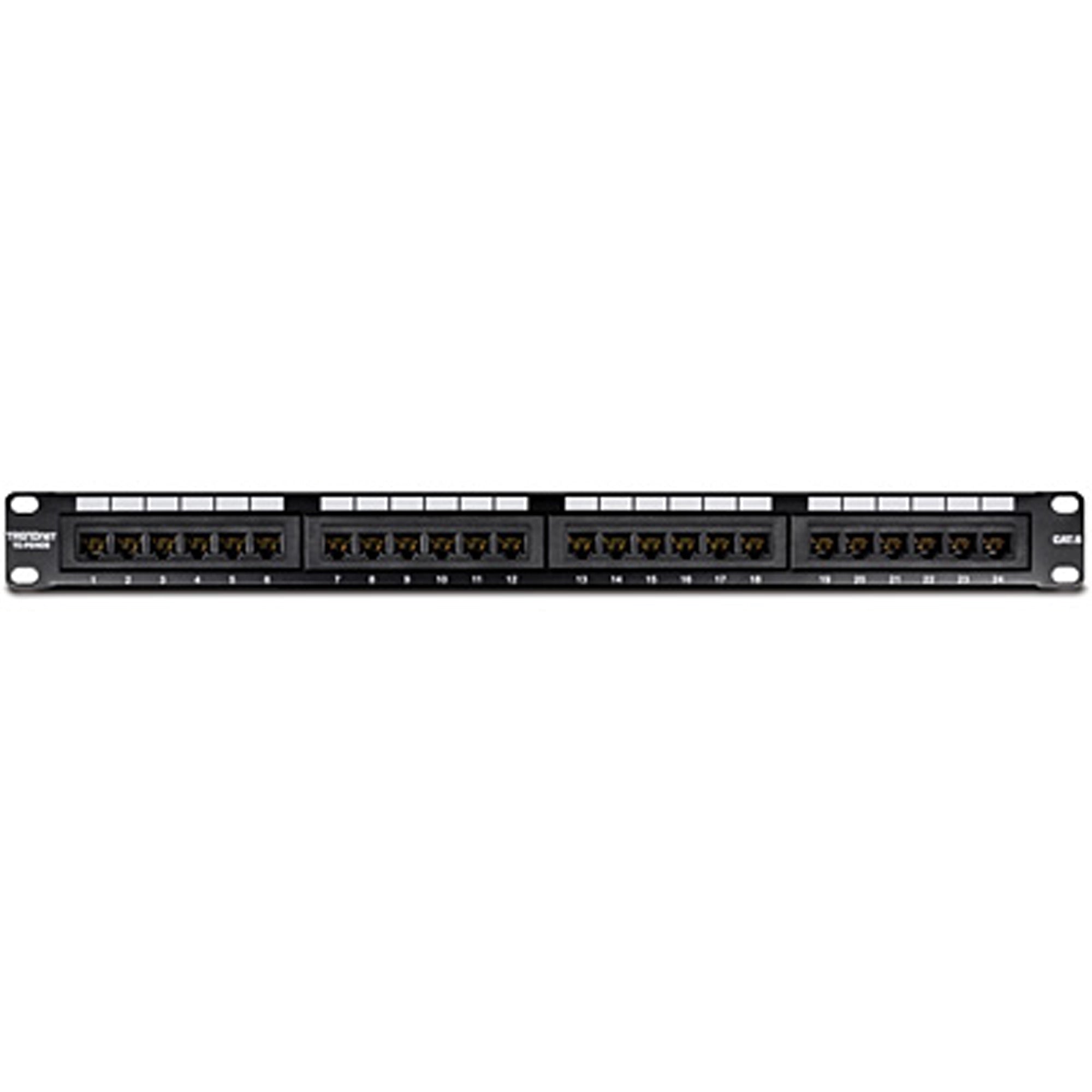 TRENDnet TC-P24C6 Cat6 24-Port Unshielded Patch Panel