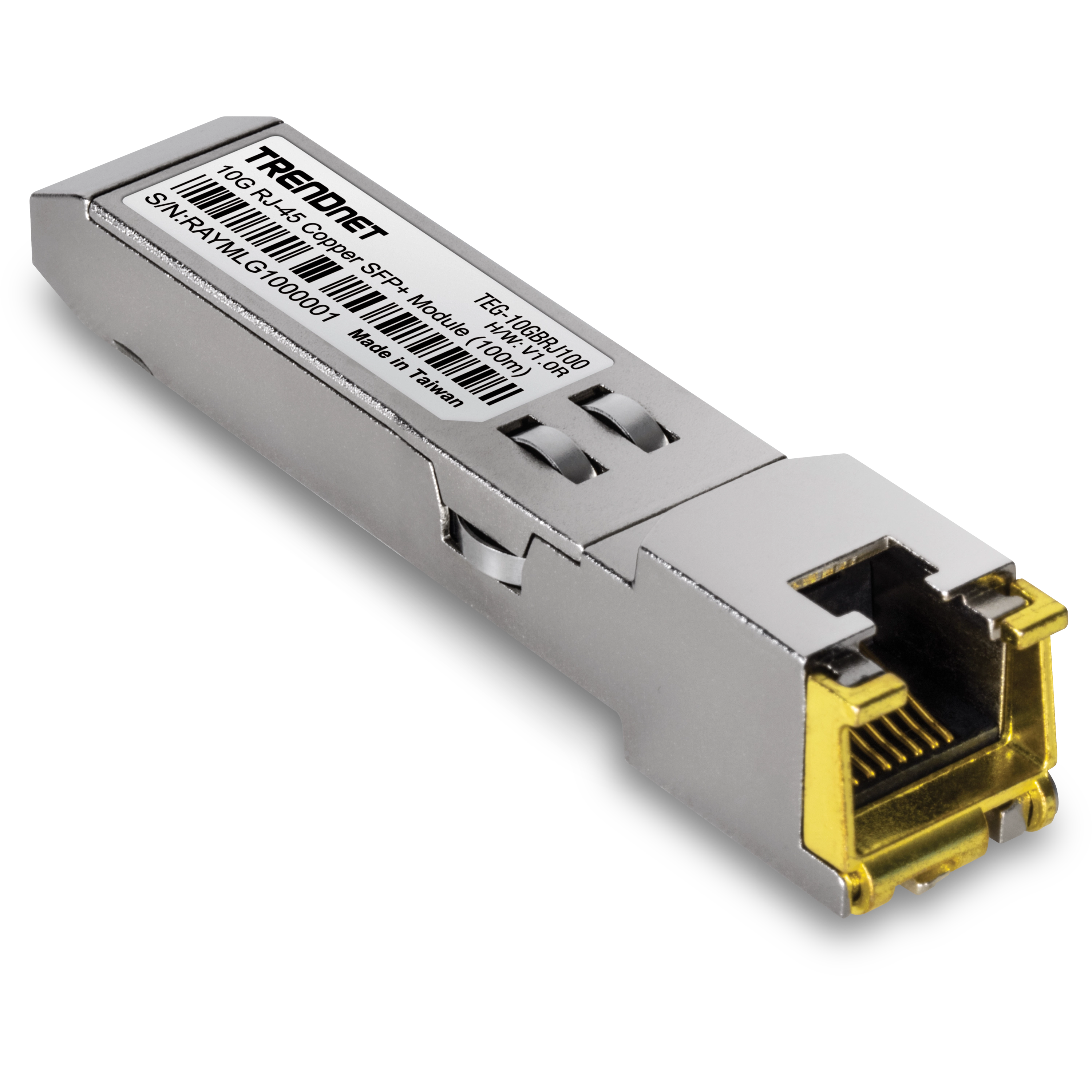 TRENDnet TEG-10GBRJ100 10G RJ45 Copper SFP+ Module (100m)