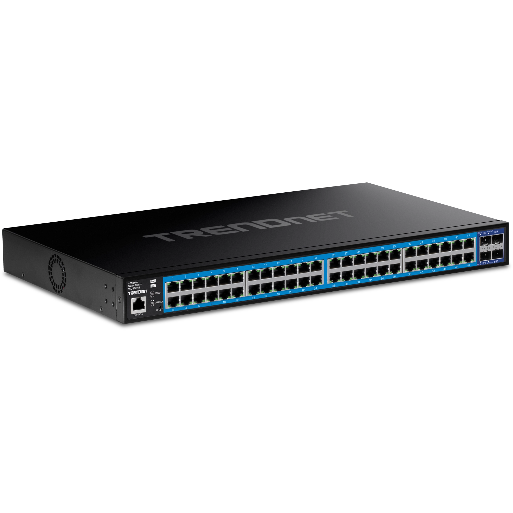 TRENDnet TEG-3524S 52-Port Gigabit Web Smart Switch with 10G SFP+ Slots