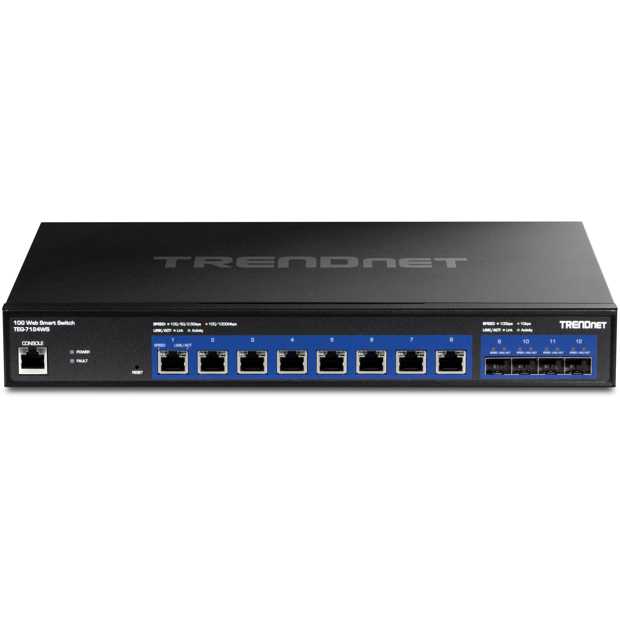 TRENDnet TEG-7124WS 12-Port 10G Web Smart Switch
