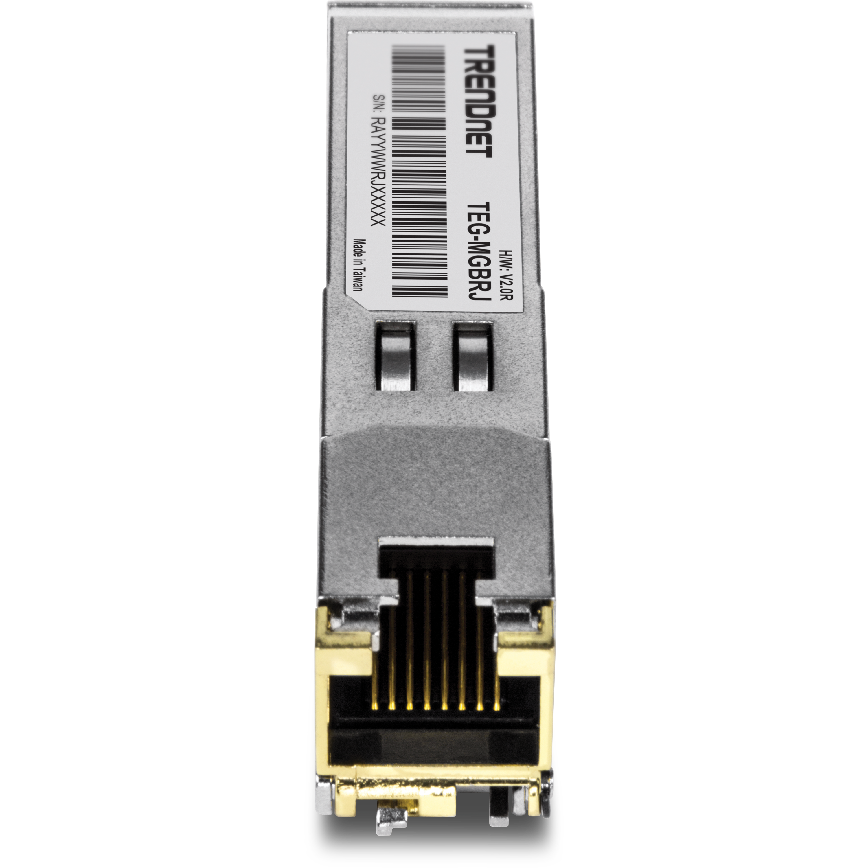 TRENDnet TEG-MGBRJ/2 2-Pack 1000BASE-T RJ45 Copper SFP Module
