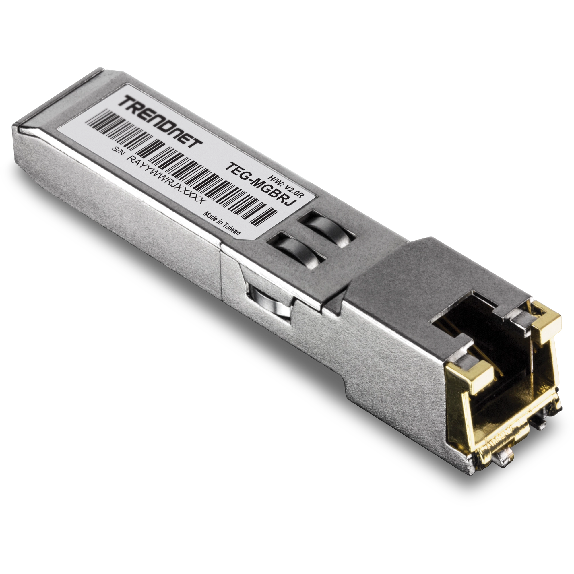 TRENDnet TEG-MGBRJ 1000BASE-T RJ-45 Copper SFP Module