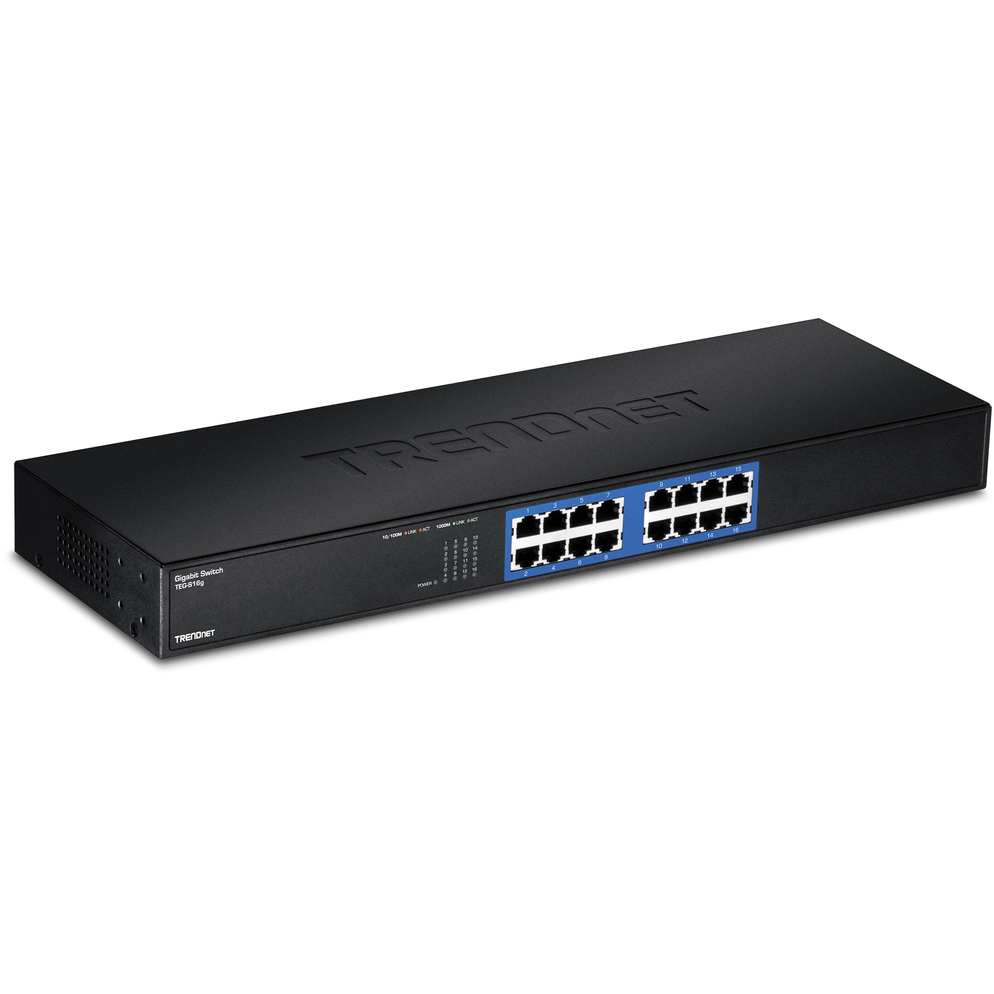 TRENDnet TEG-S16g 16-Port Gigabit GREENnet Switch(Rack Mount)