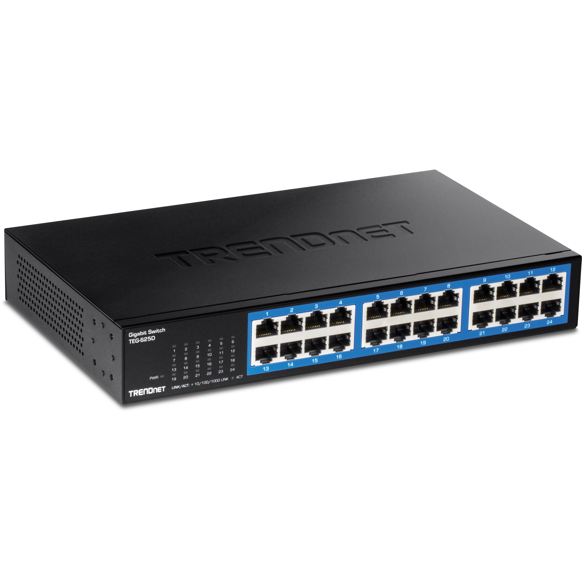 TRENDnet TEG-S25D 24-Port Gigabit Desktop Switch /w metal case