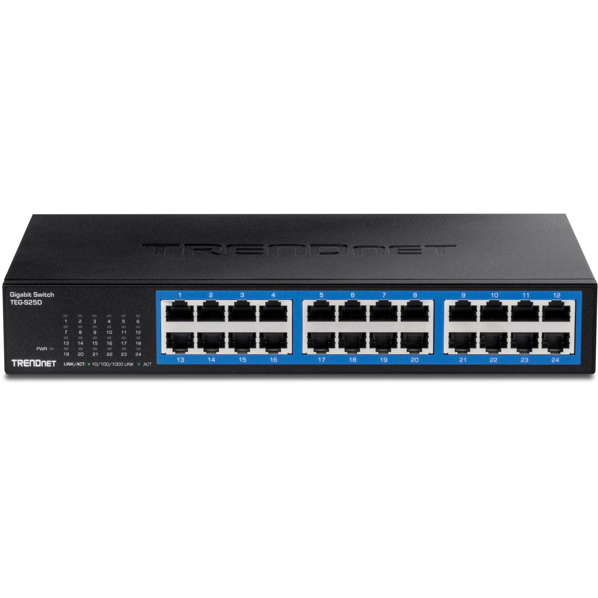 TRENDnet TEG-S25D 24-Port Gigabit Desktop Switch /w metal case