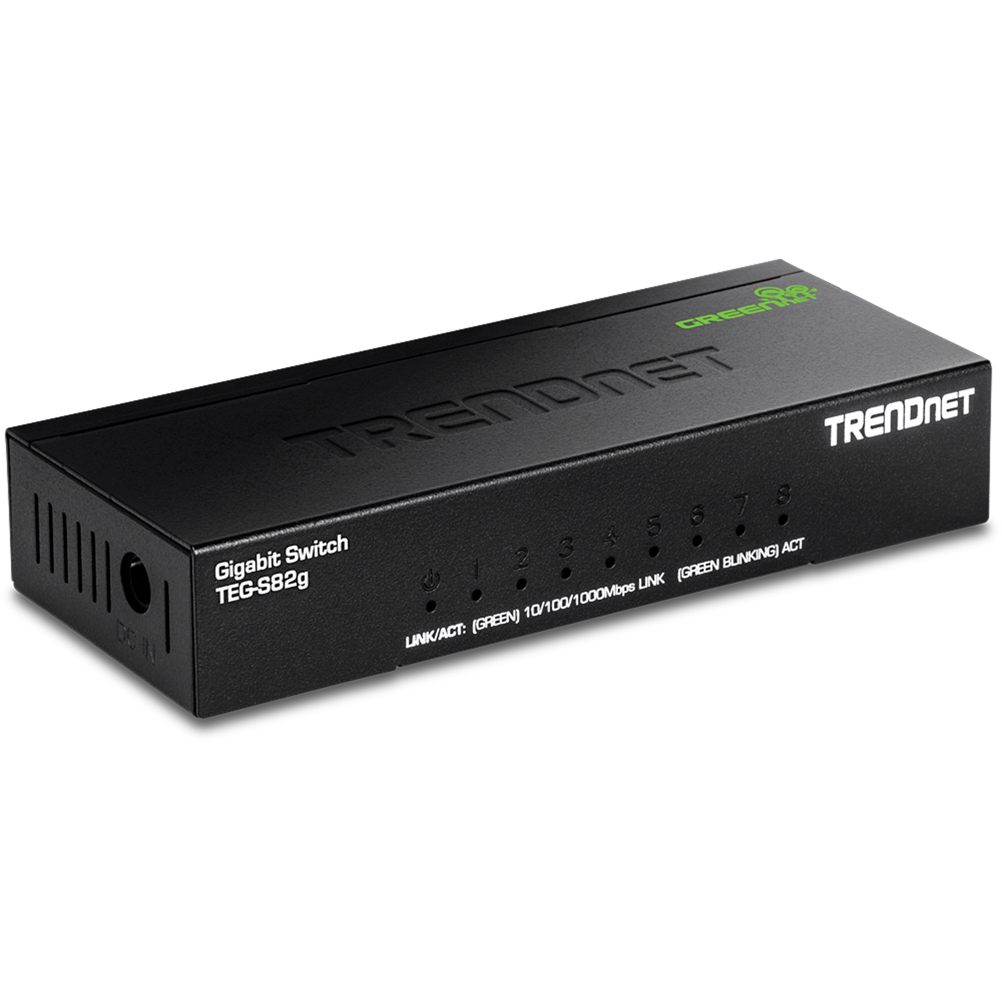 TRENDnet TEG-S82g 8-Port Gigabit GREENnet Switch/w metal case