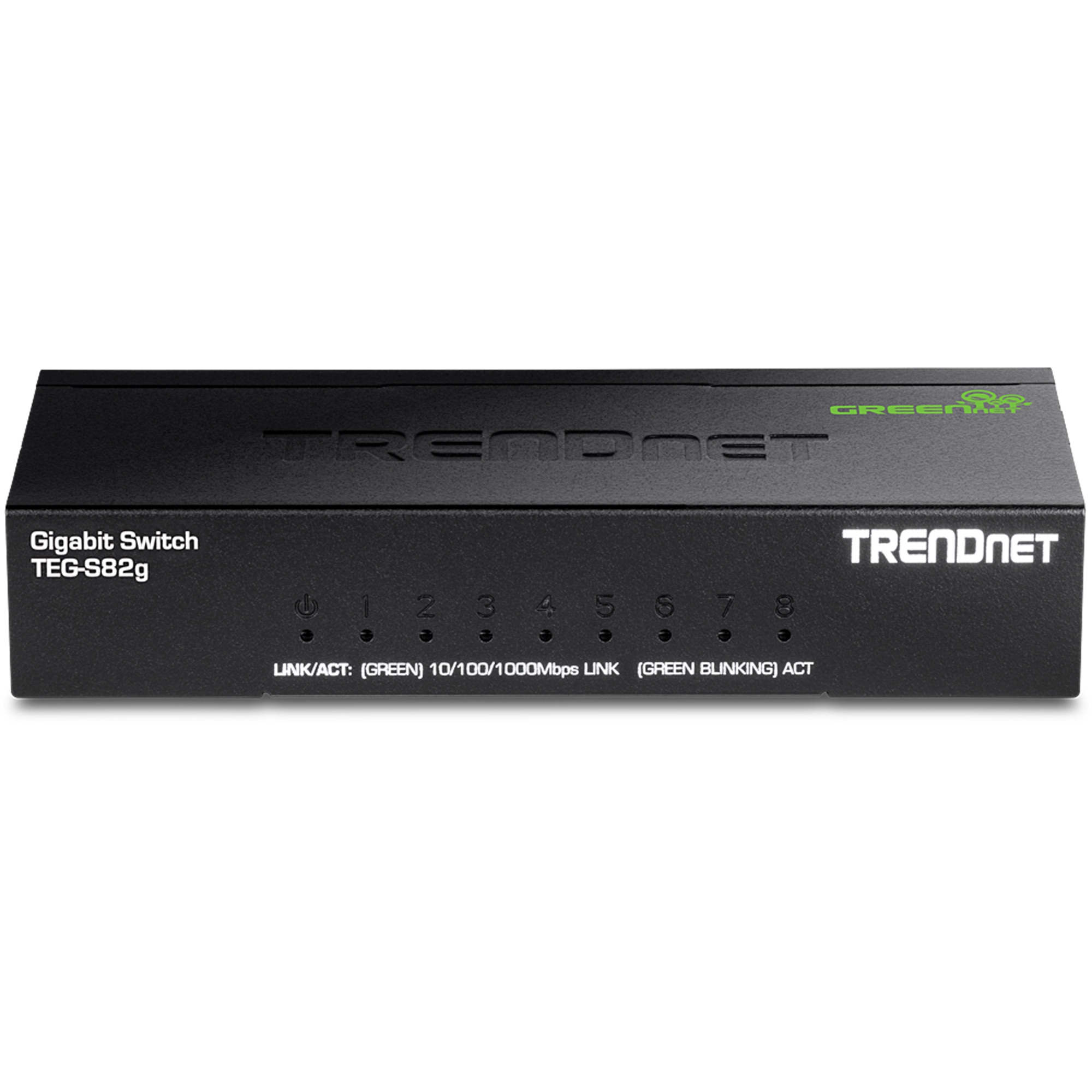 TRENDnet TEG-S82g 8-Port Gigabit GREENnet Switch/w metal case