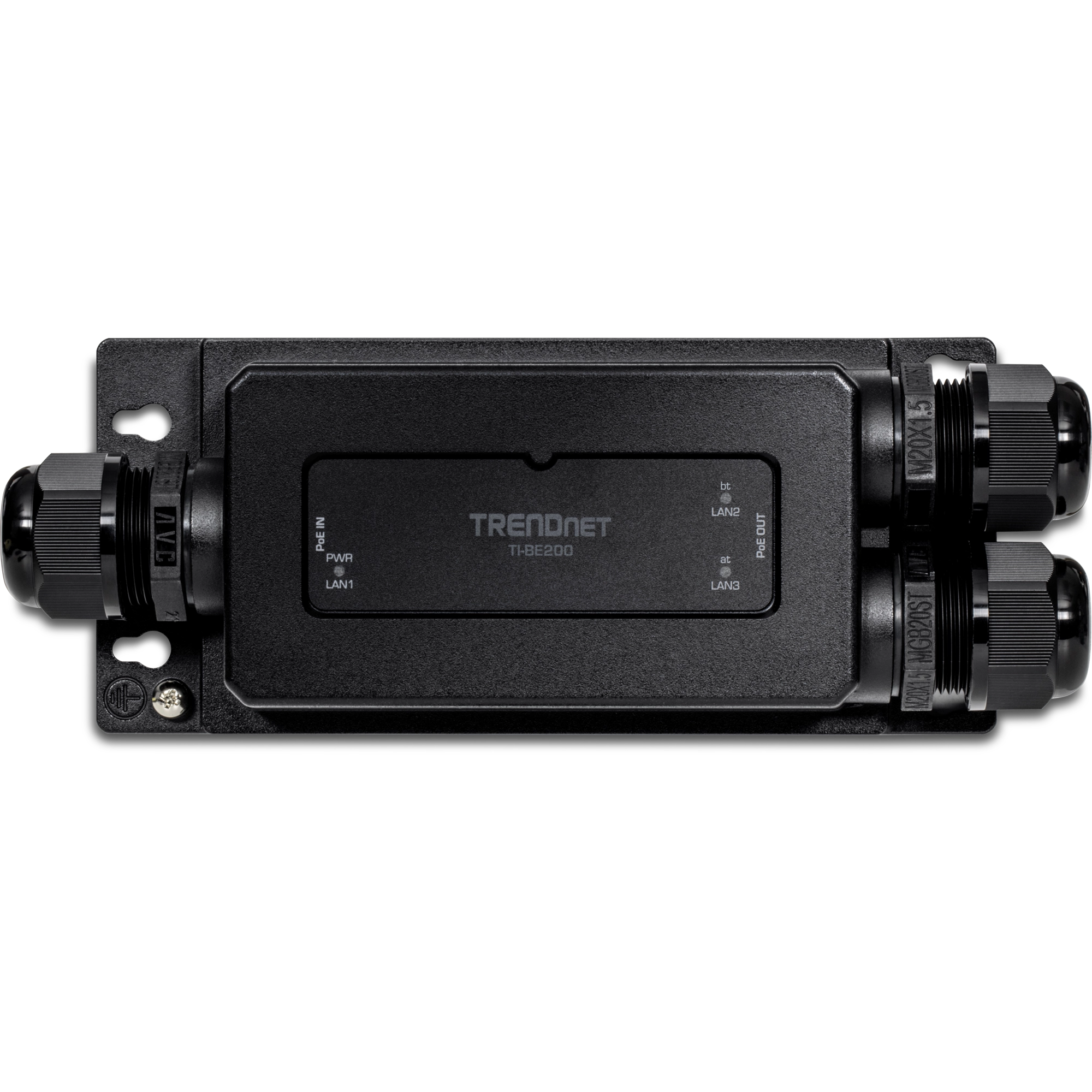 TRENDnet TI-BE200 2-Port Industrial Outdoor Gigabit PoE++ Extender