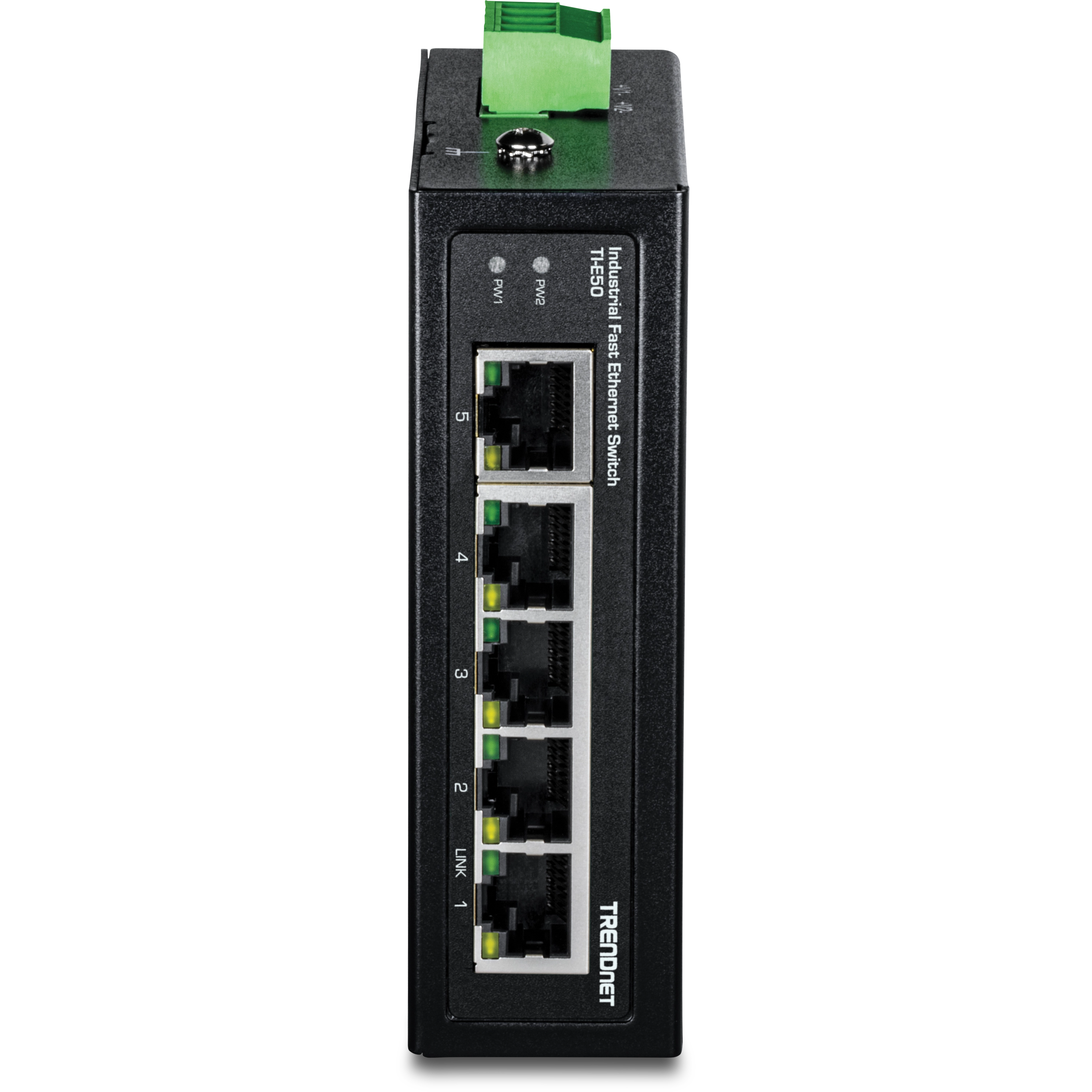 TRENDnet TI-E50 5-Port Industrial Fast Ethernet DIN-Rail Switch
