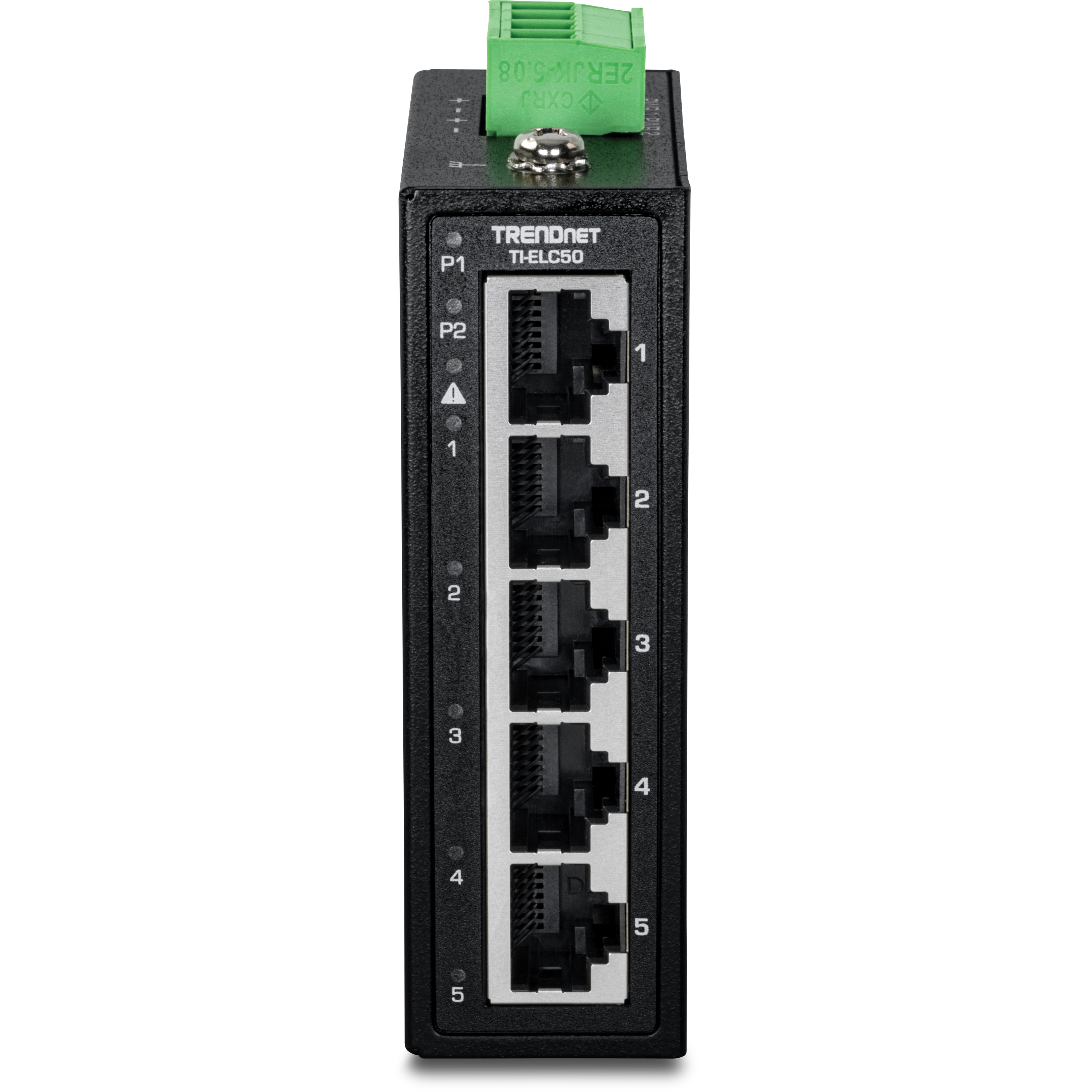 TrendNet TI-ELC50 5-Port Industrial Fast Ethernet DIN-Rail Mini Switch