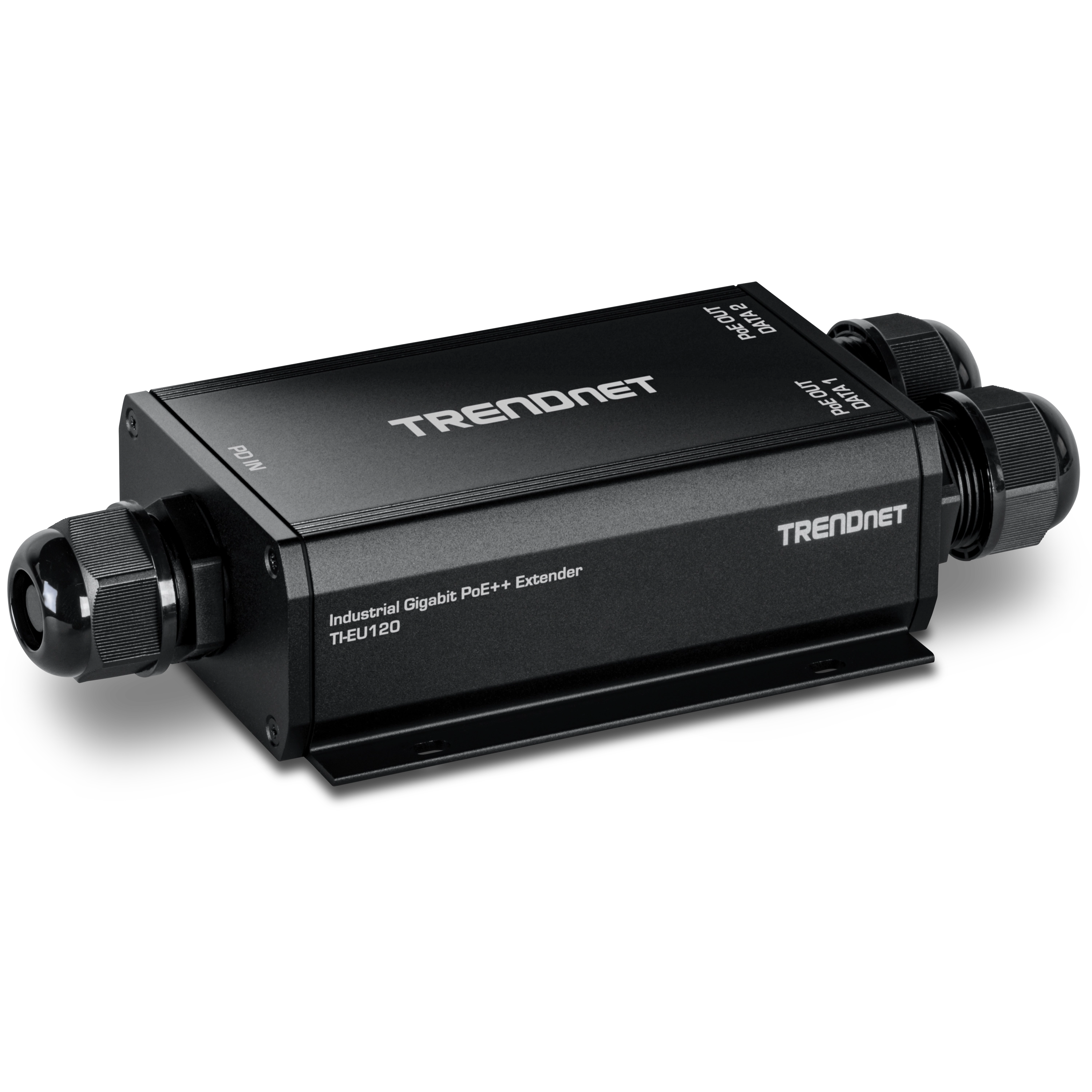 TRENDnet TI-EU120 2-Port Industrial Outdoor Gigabit UPoE Extender