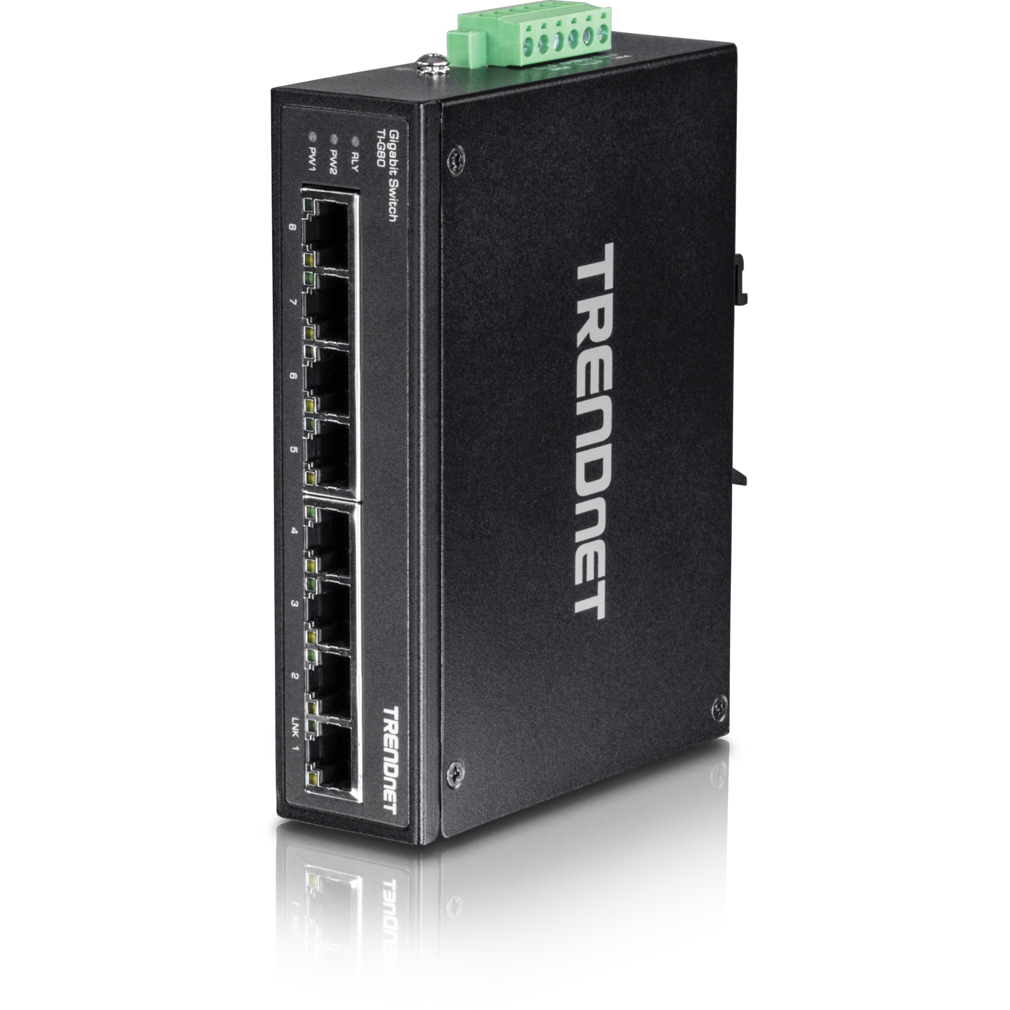 TRENDnet TI-G80 8-Port Hardened Industrial Gigabit Switch