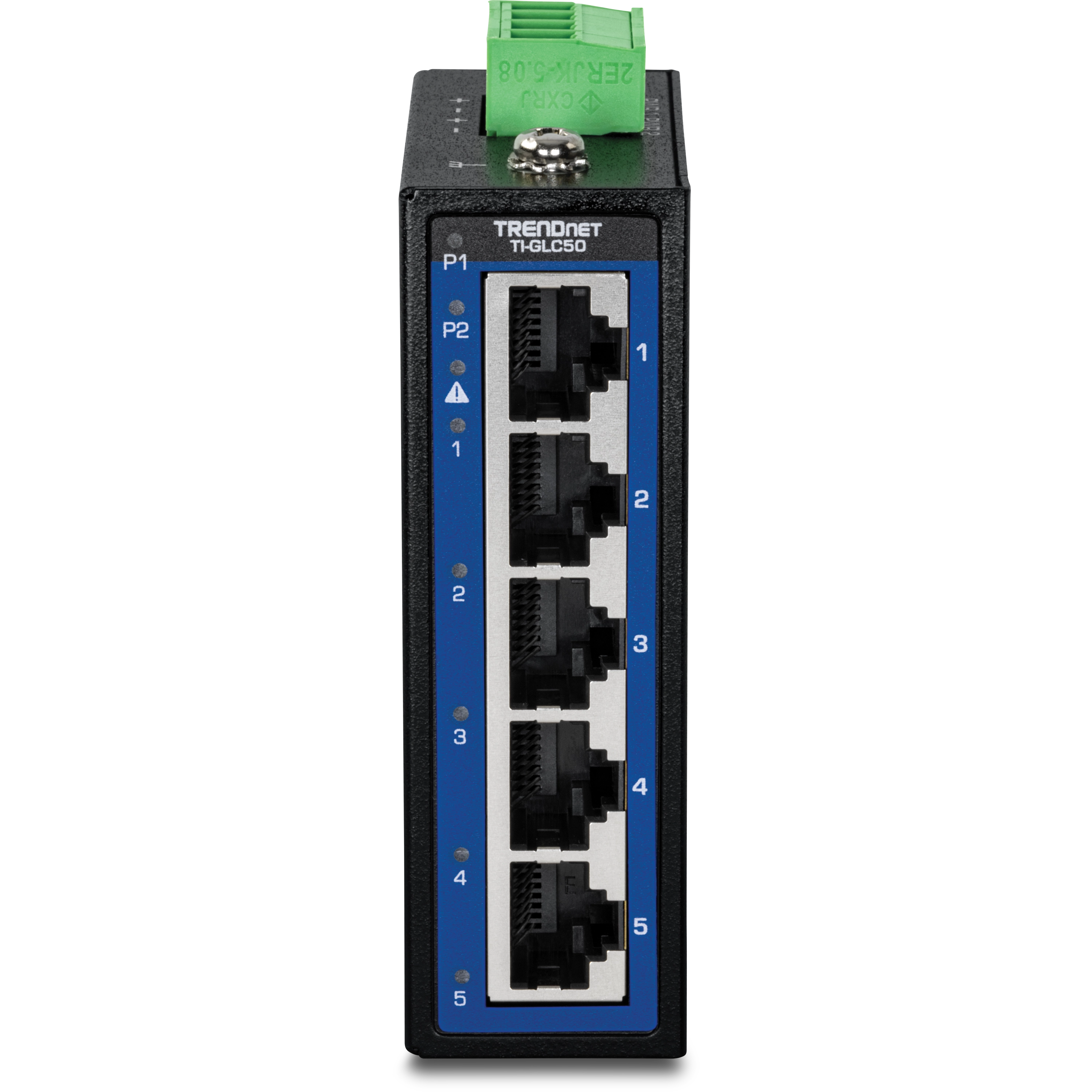 TrendNet TI-GLC50 5-Port Industrial Gigabit DIN-Rail Mini Switch