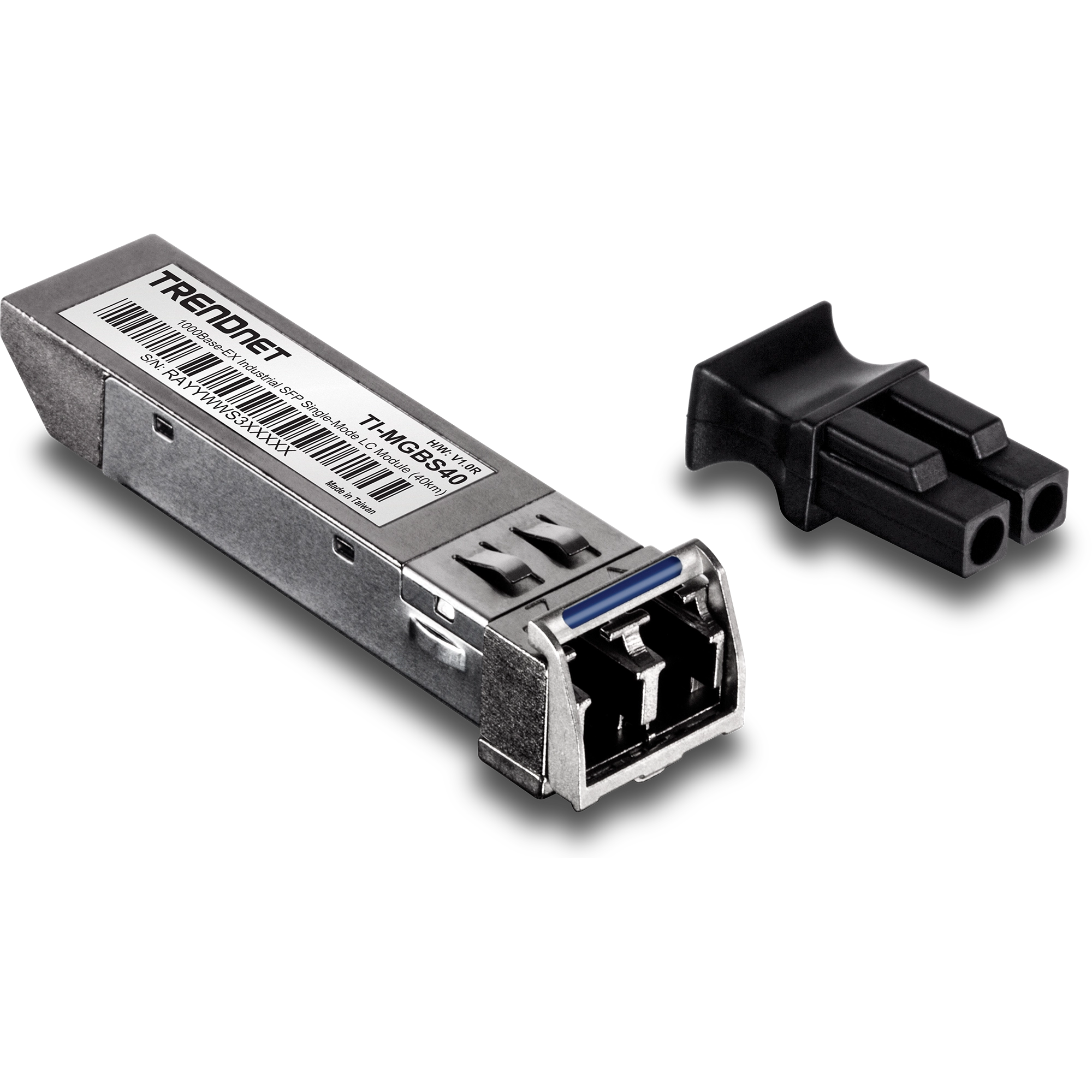 TRENDnet TI-MGBS40 Hardened Mini-GBIC Single-Mode LC Module (40KM)
