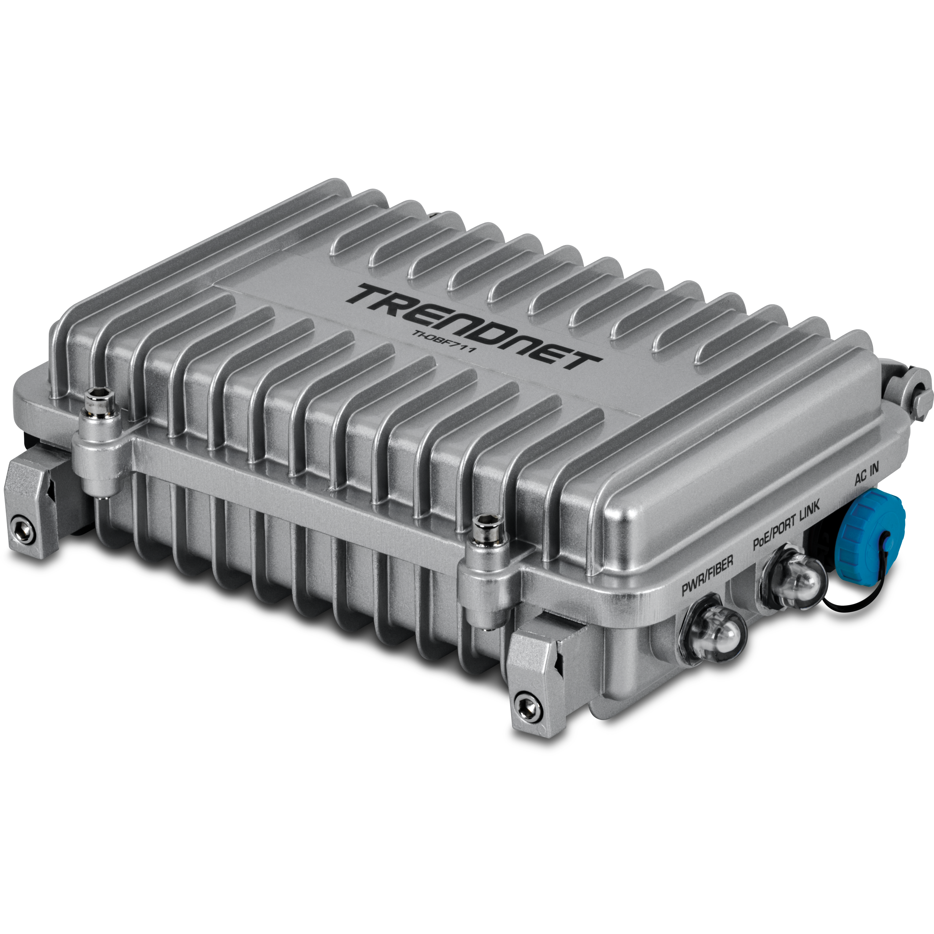 TRENDnet TI-OBF711 Industrial Outdoor 10G SFP+ to 10G PoE++ Media Converter (95W)