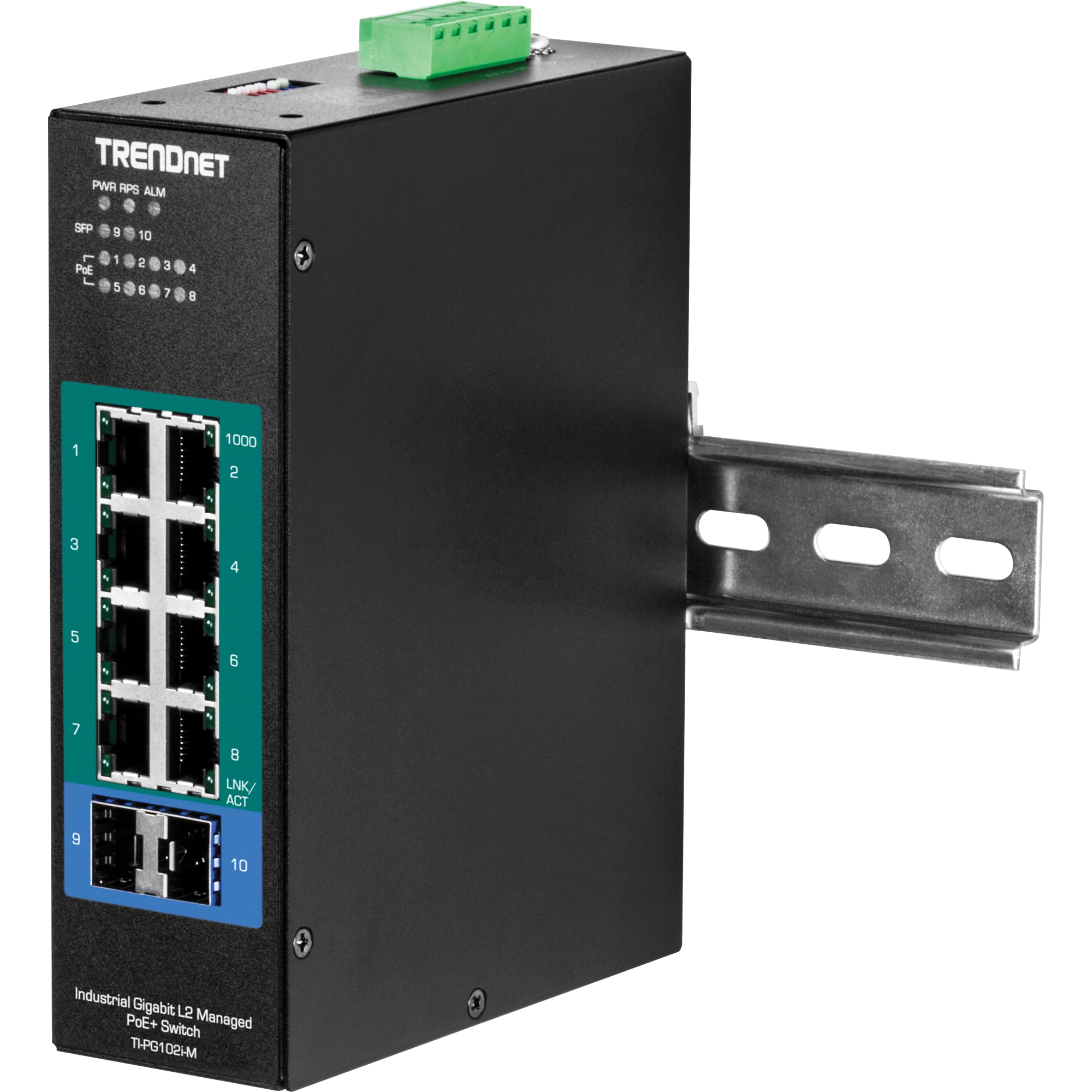TRENDnet TI-PG102i 10-Port Industrial Gigabit L2