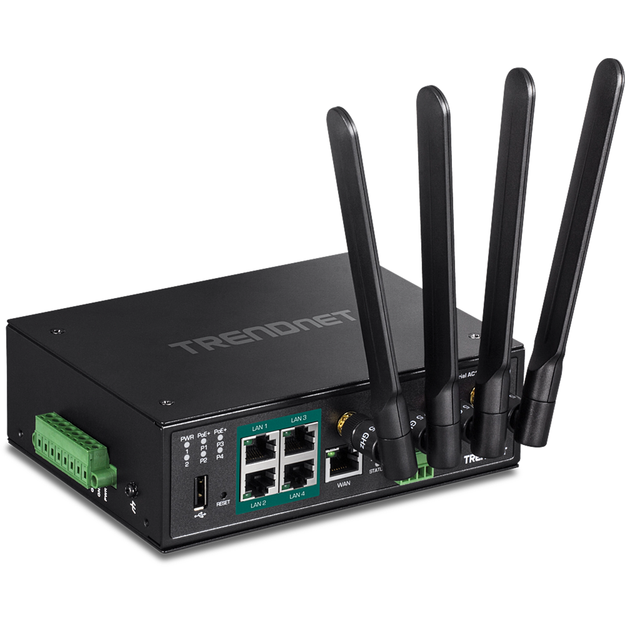 TRENDnet TI-WP100 Industrial AC1200 Wireless Gigabit PoE+ Router