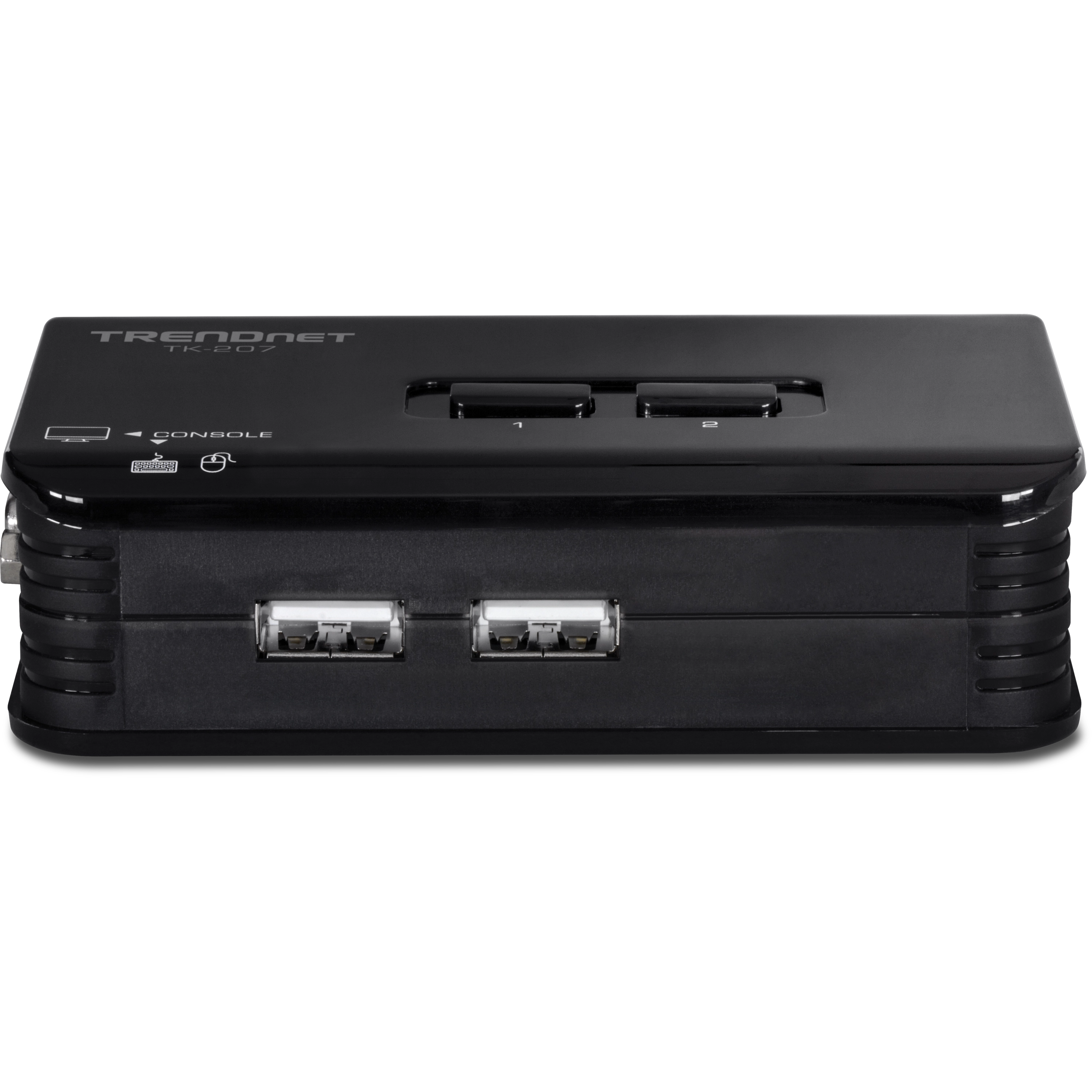 TRENDnet TK-207K 2-Port USB KVM Switch Kit (include 2 x KVM Cables)