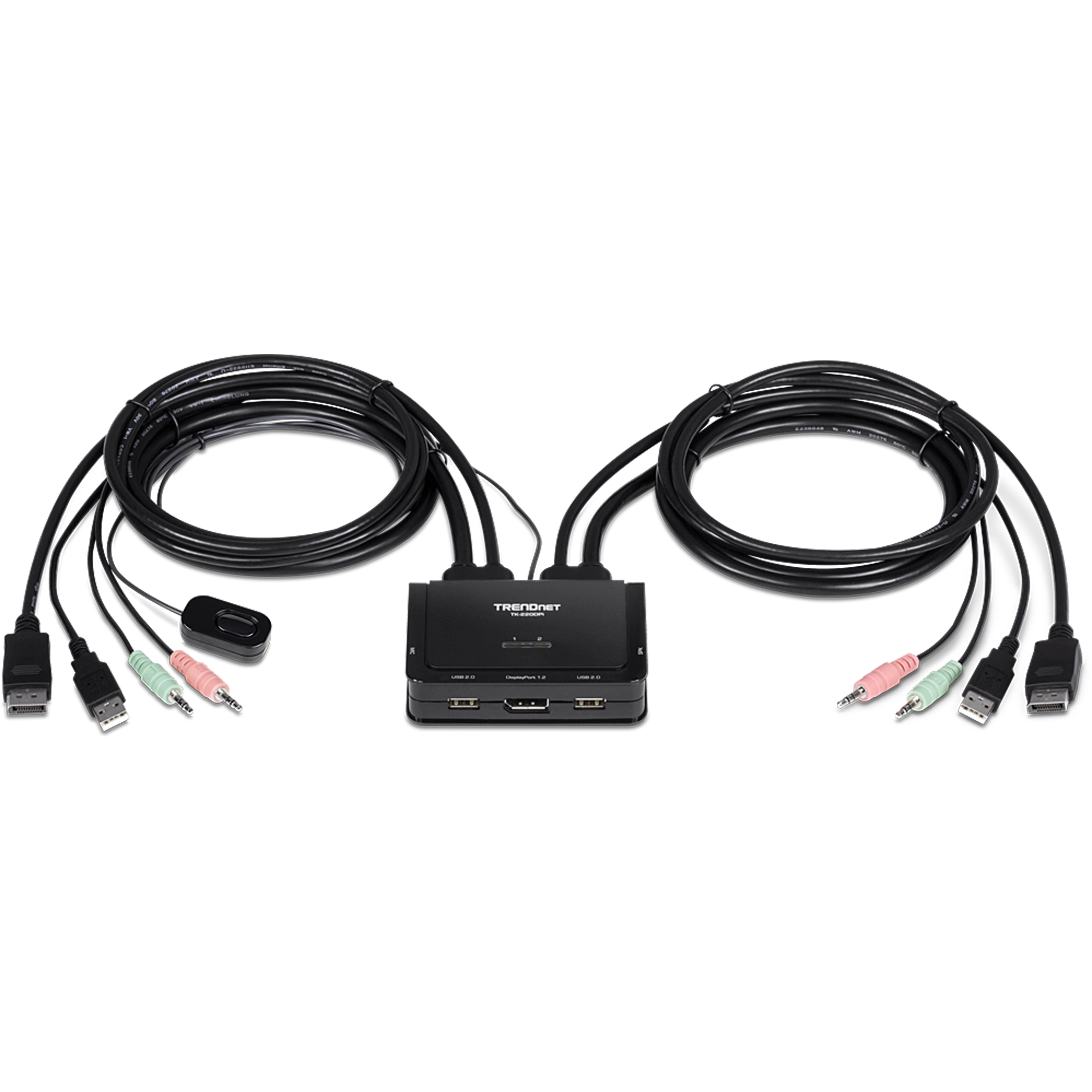 TRENDnet TK-220DPi 2-Port 4K DisplayPort KVM Switch