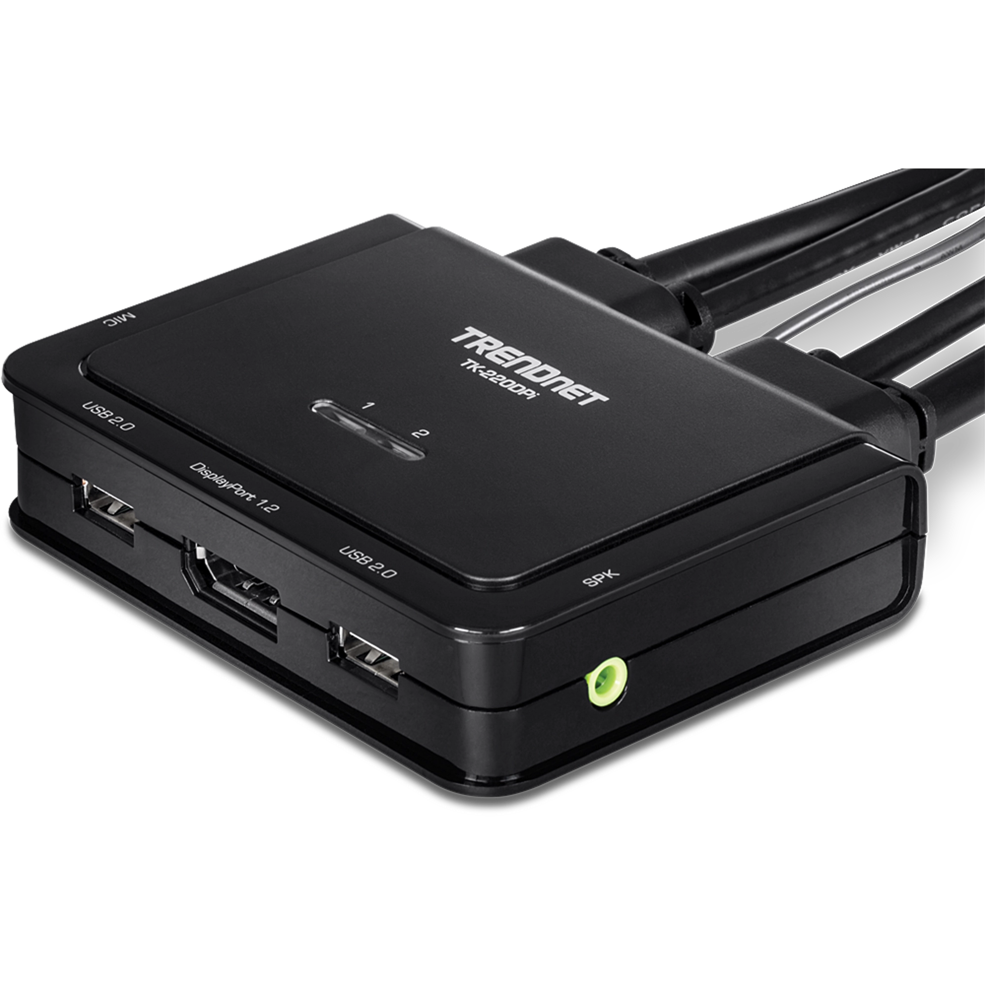 TRENDnet TK-220DPi 2-Port 4K DisplayPort KVM Switch