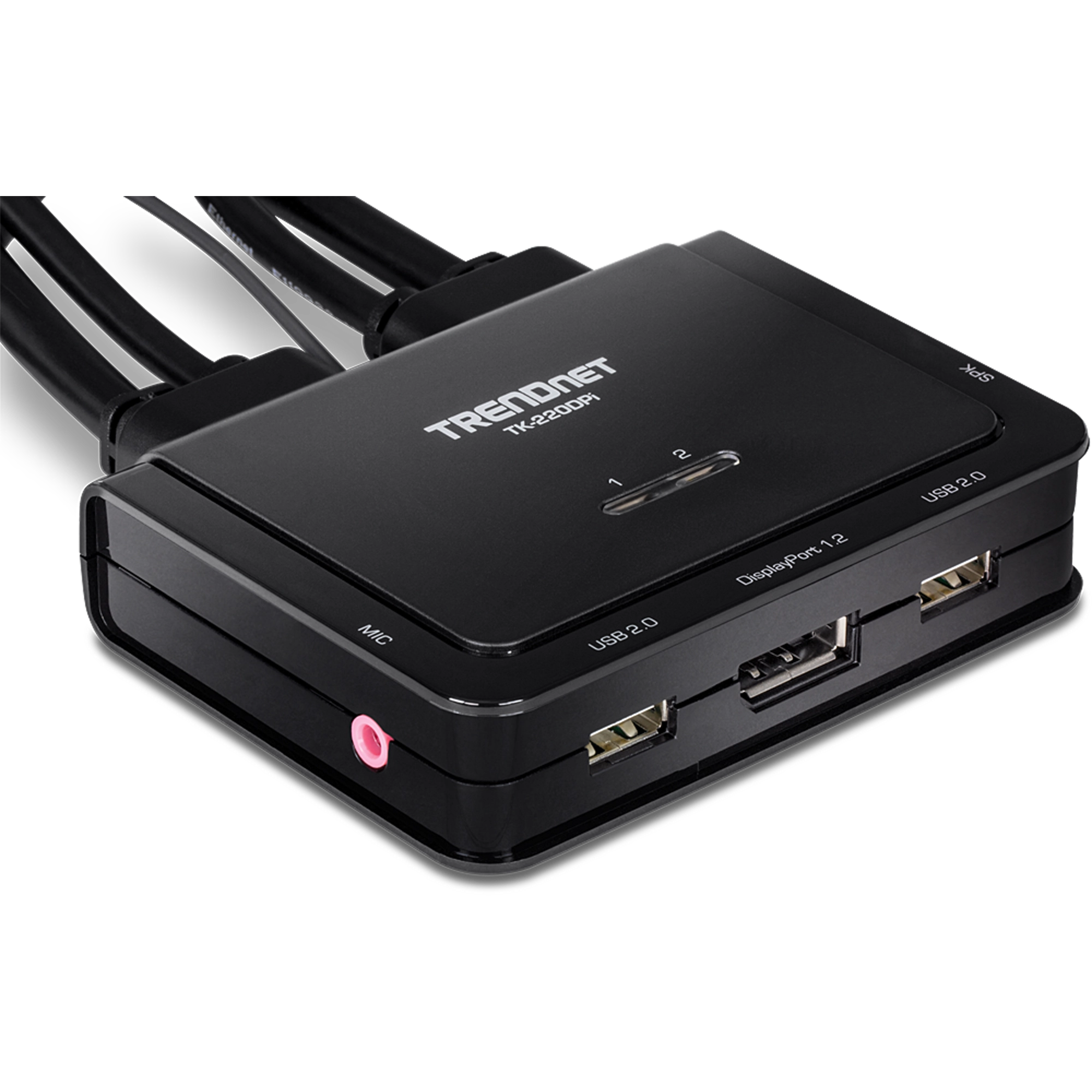 TRENDnet TK-220DPi 2-Port 4K DisplayPort KVM Switch