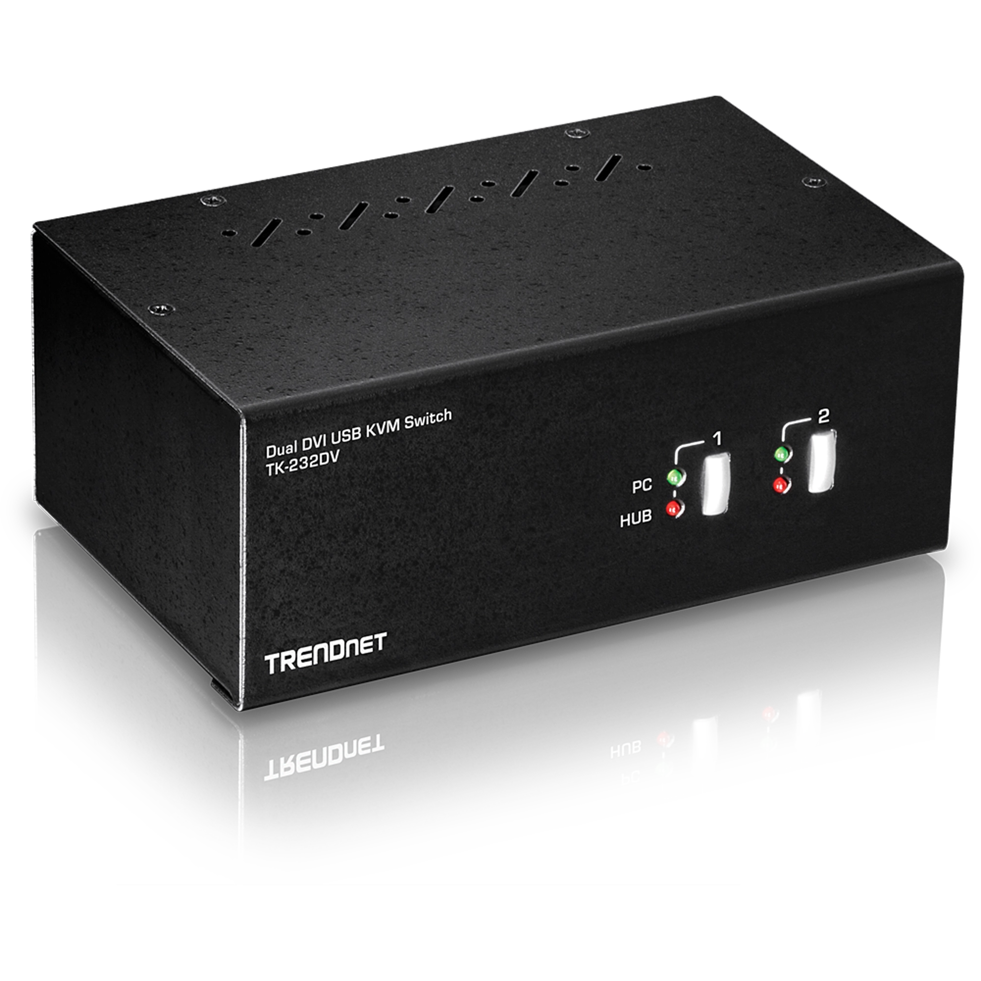 TRENDnet TK-232DV 2-Port Dual Monitor DVI KVM Switch