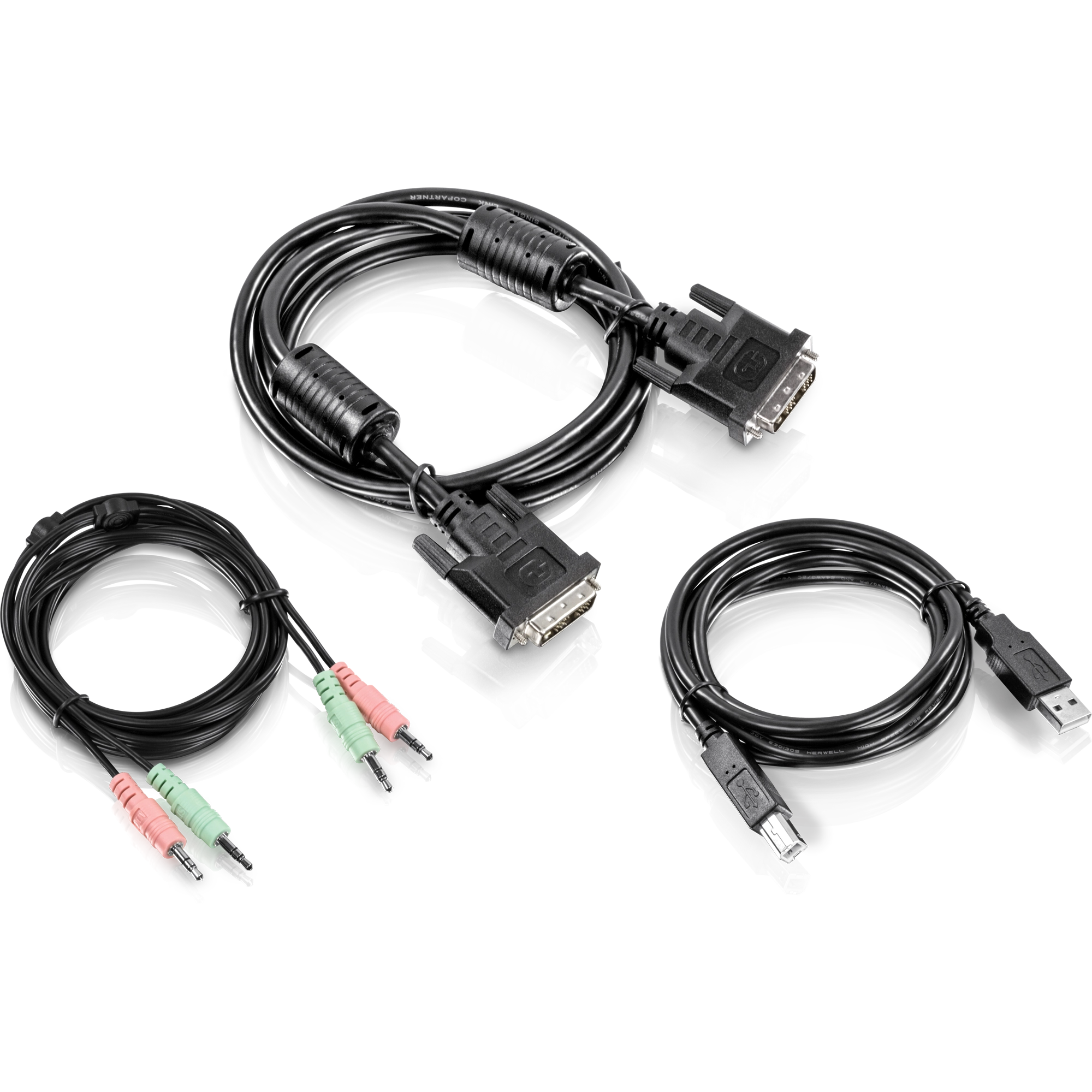 TRENDnet TK-CD06 6 ft. DVI-I, USB,and Audio KVM Cable Kit