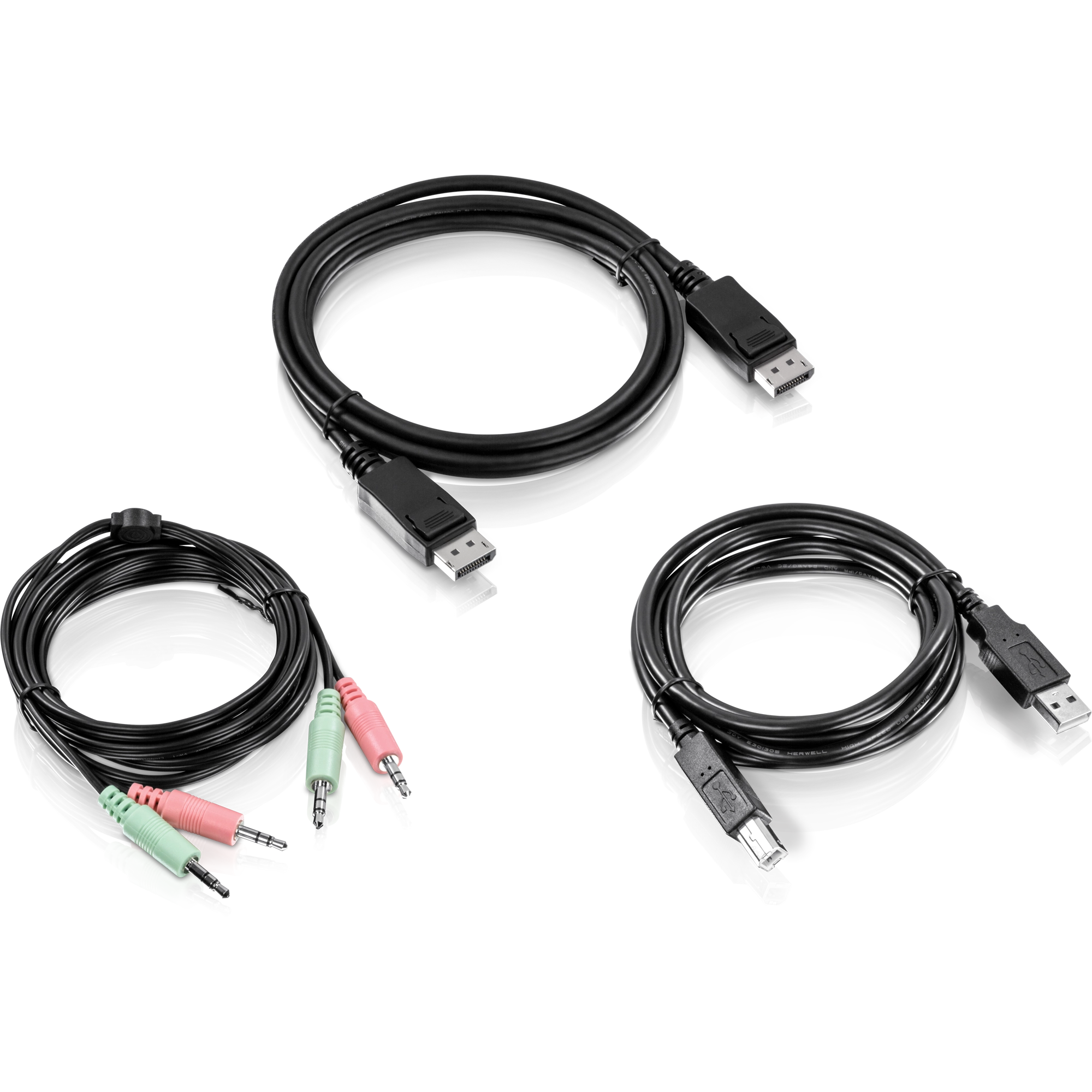TRENDnet TK-CP06 6 ft.DisplayPort,USB,and Audio KVM Cable Kit