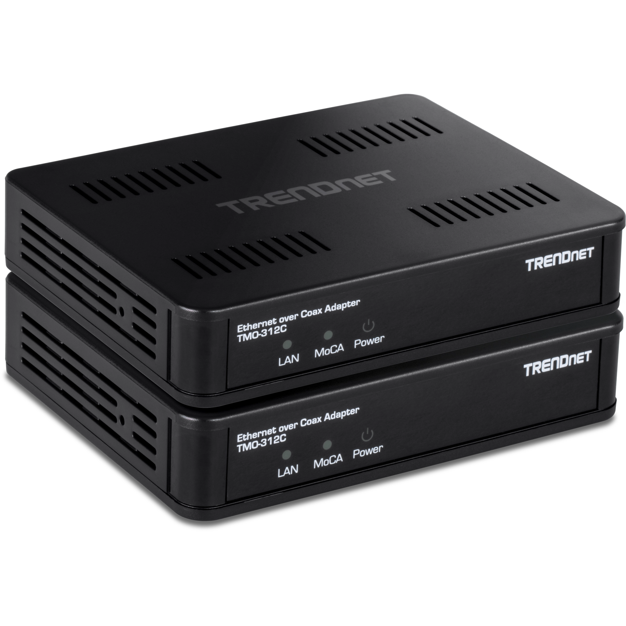 TRENDnet TMO-312C2K MoCA 2.5 Ethernet over Coax Adapter (2-Pack)