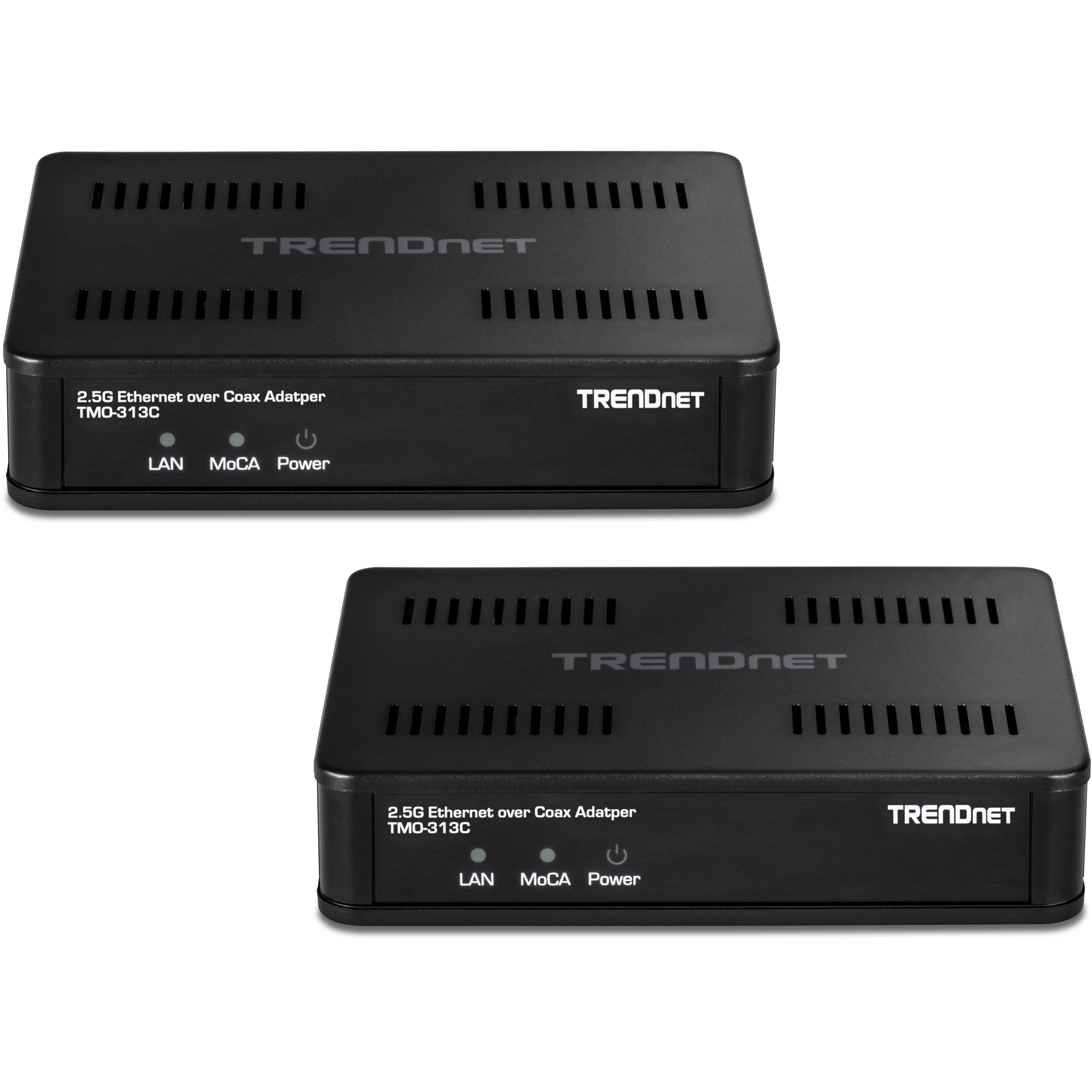 TRENDnet TMO-313C2K 2.5Gbps Ethernet over Coax Adapter (2-Pack)