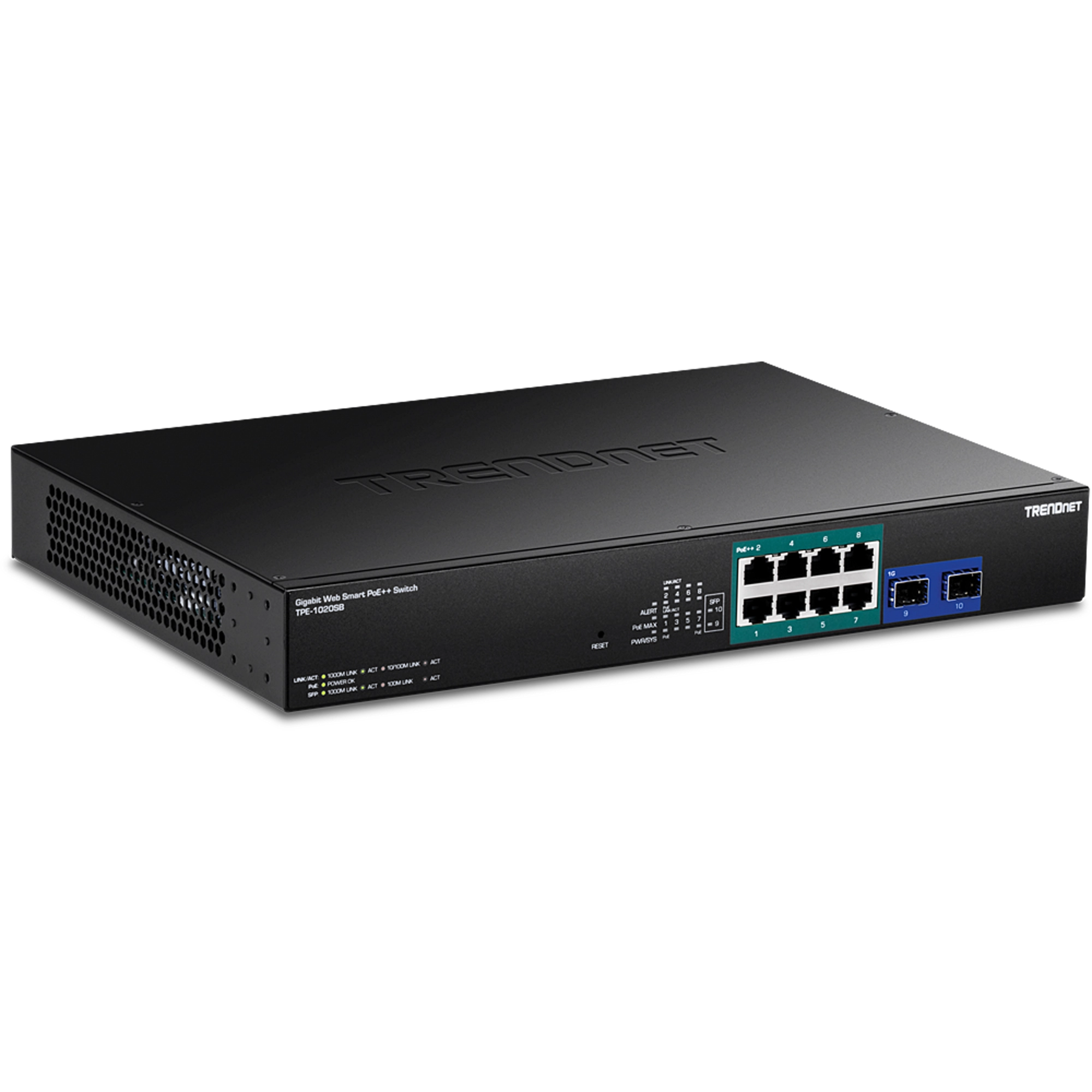 TRENDnet TPE-1020SB 10-Port Gigabit Web Smart PoE++ Switch
