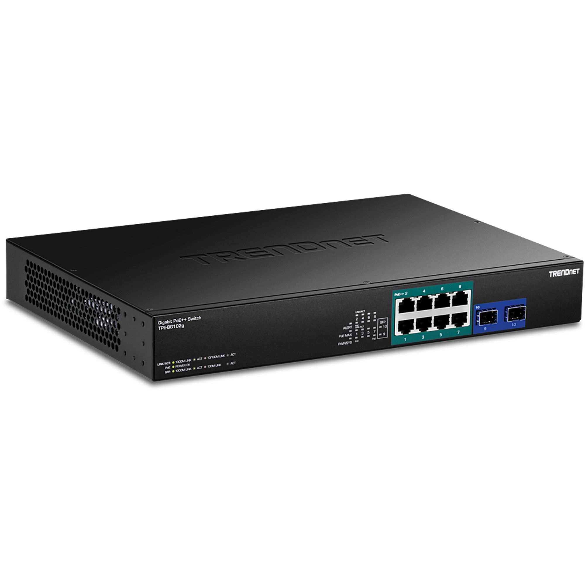 TRENDnet TPE-BG102G 10-Port Gigabit 4PPoE Switch