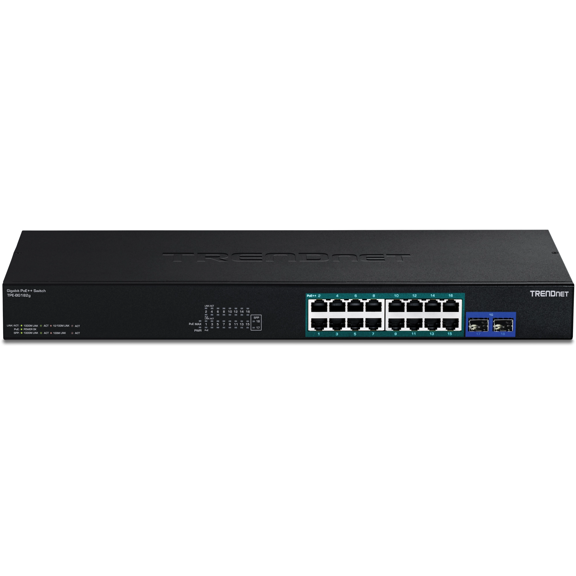 TRENDnet TPE-BG182G 18-Port Gigabit 4PPoE Switch