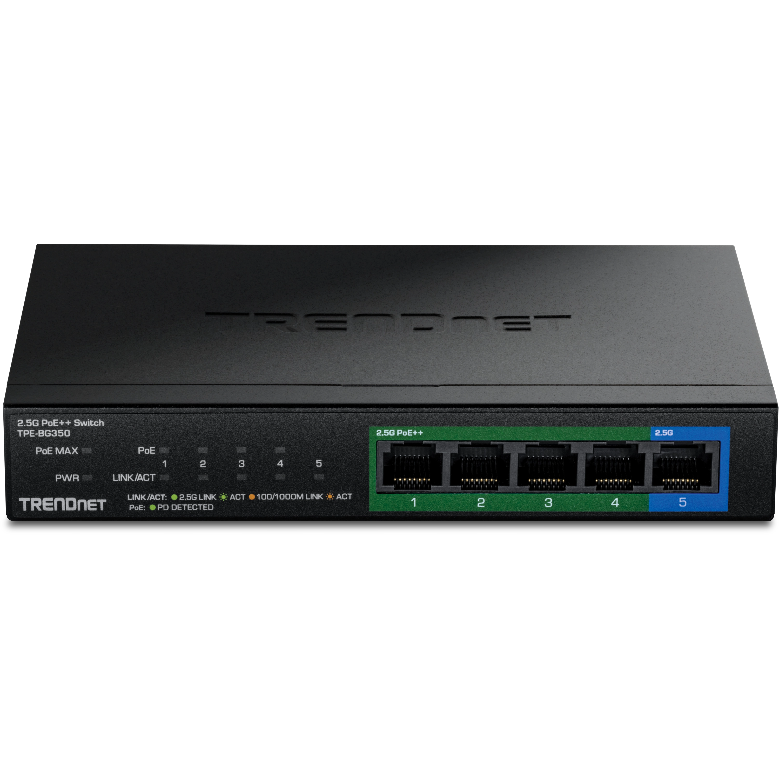 TrendNet TPE-BG350 5-Port 2.5G PoE++ Switch