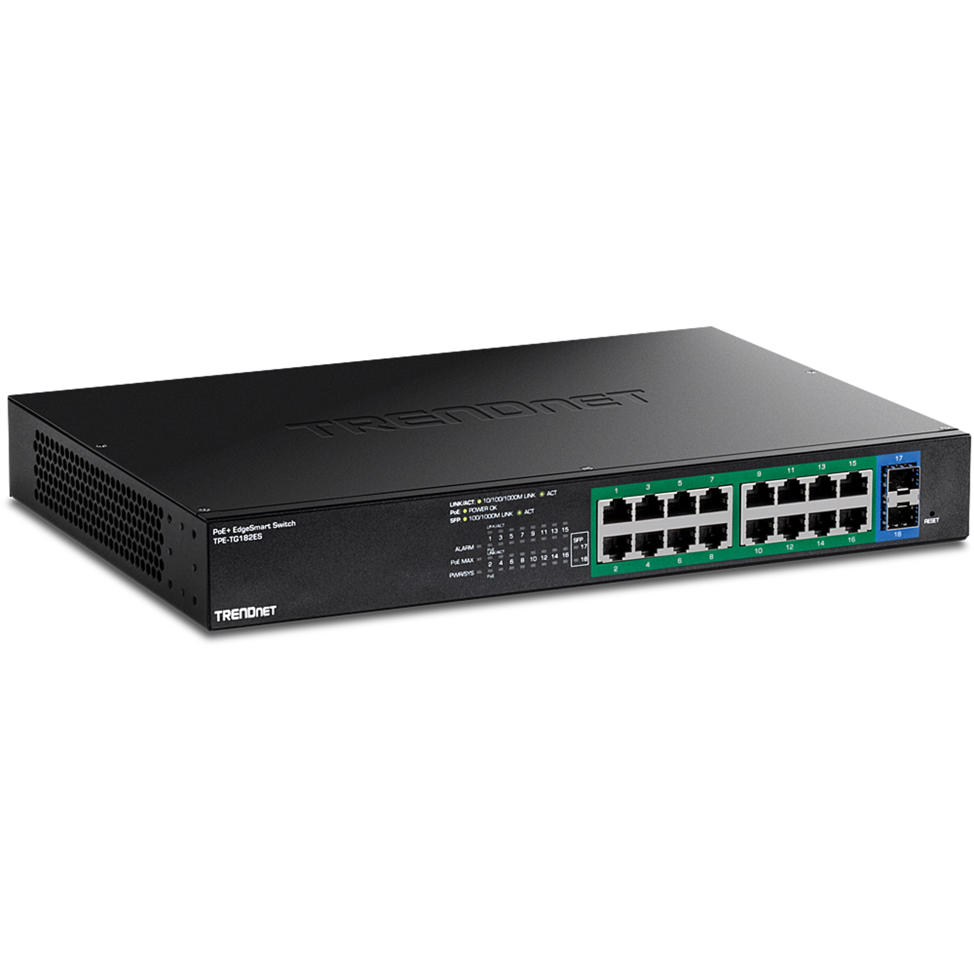 TRENDnet TPE-TG182ES 18-Port Gigabit EdgeSmart PoE+ Switch