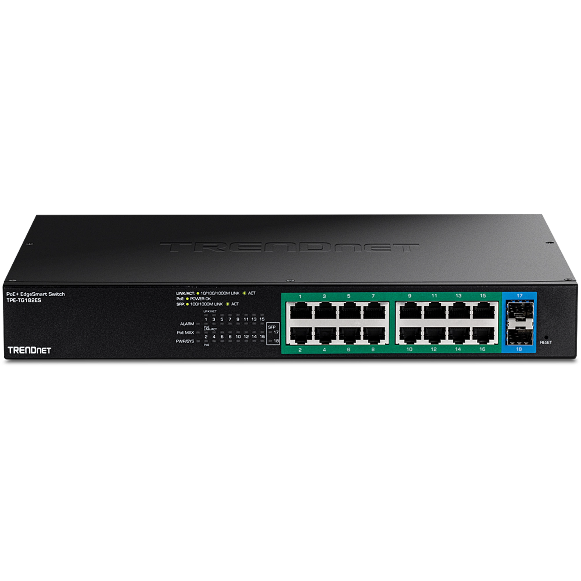 TRENDnet TPE-TG182ES 18-Port Gigabit EdgeSmart PoE+ Switch