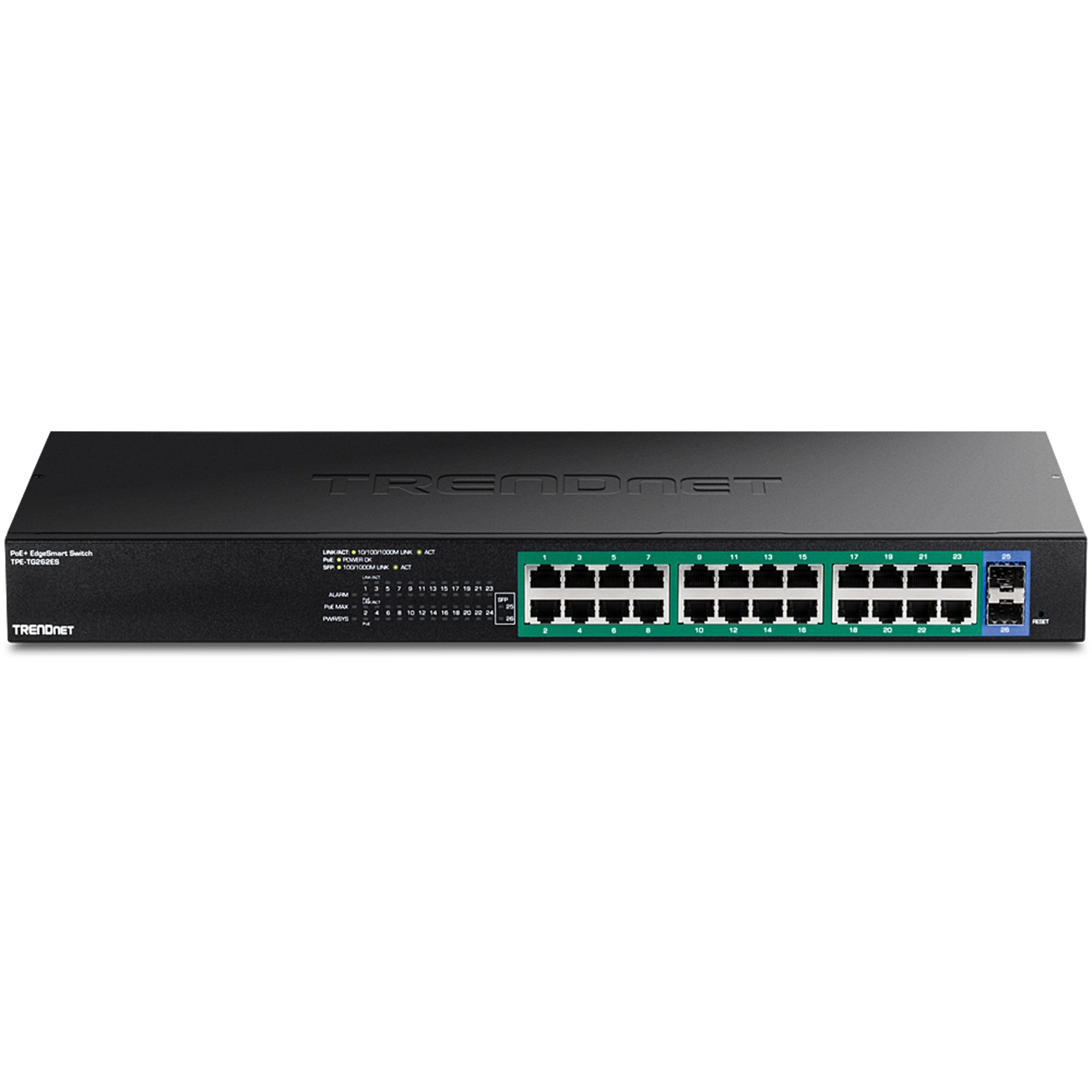 TRENDnet TPE-TG262ES 26-Port Gigabit EdgeSmart PoE+ Switch