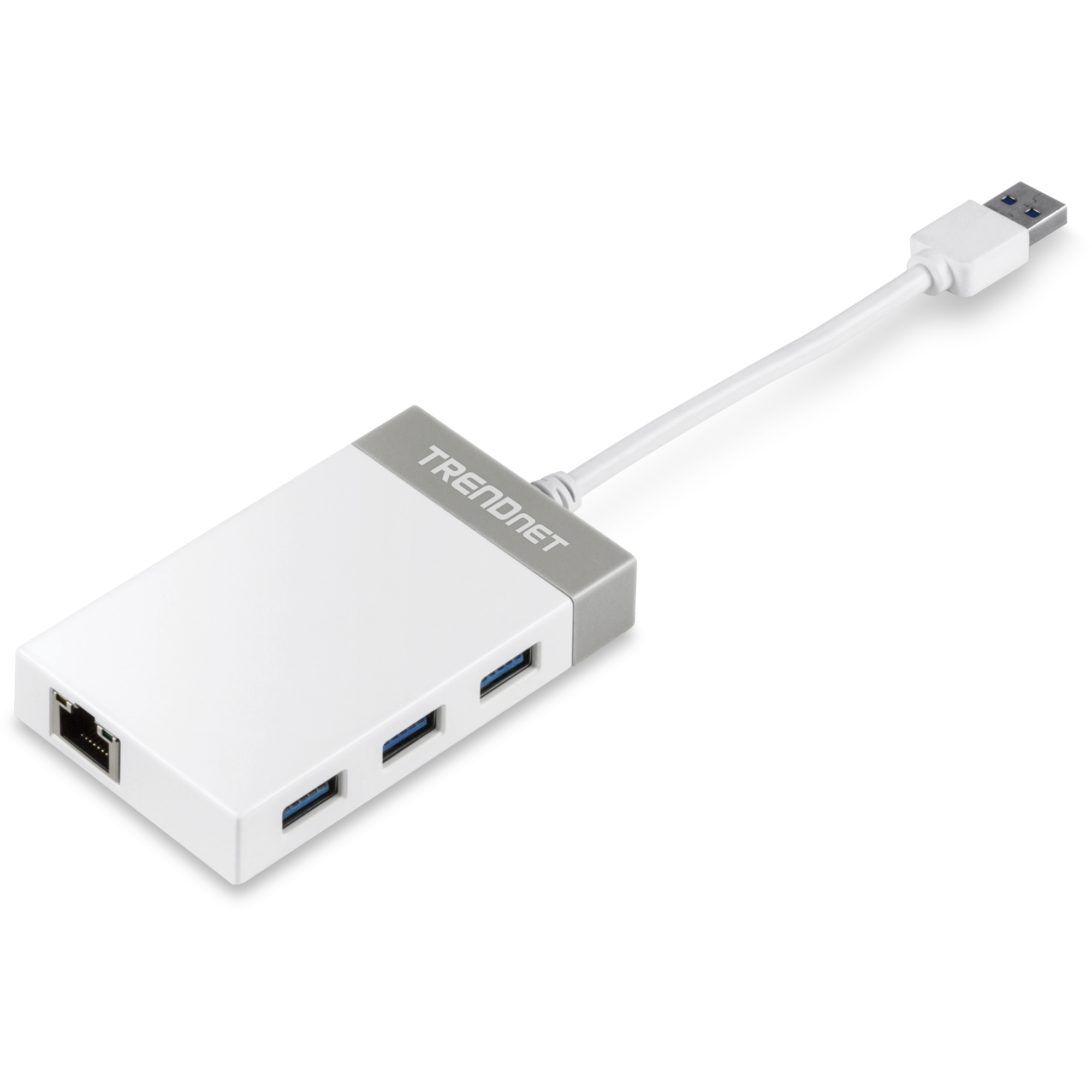 TRENDnet TU3-ETGH3 USB 3.0 to Gigabit Ethernet Adapter + USB Hub