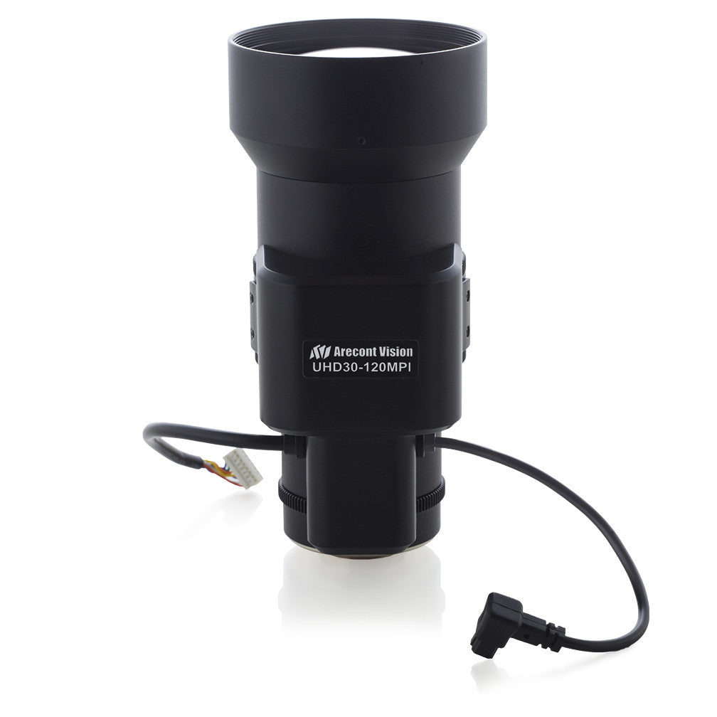 Arecont Vision UHD30-120MPI 30-120mm, 1/1.7", f2.2 C-mount, IR corrected, P-Iris, Motorized Zoom