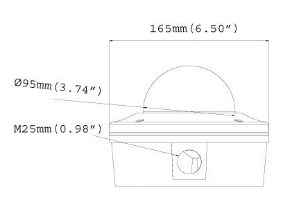 GeoVision GV-VD series dimensions