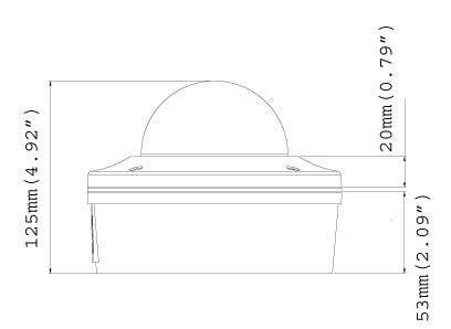 GeoVision GV-VD series dimensions