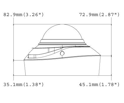 GeoVision GV-VD3 series dimensions