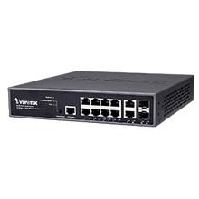 Vivotek AW-GEV-107A-130 8-Port VivoCam L2+ Managed PoE Switch