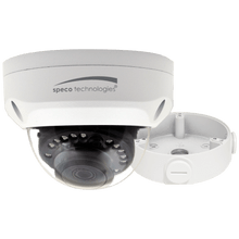 Speco Technologies VLD2A 2MP Indoor/Outdoor HD Multiformat Dome, 2.8mm lens, Included Junc Box, White Housing, UL