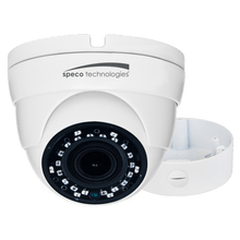 Speco Technologies VLDT3WM 2MP HD-TVI Eyeball Camera, 2.8-12 mm Motorized Lens, Included Junx Box, UL, White Housing