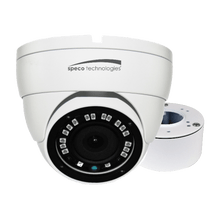 Speco Technologies VLDT4W 2MP HD-TVI Eyeball Camera, 3.6mm Lens, Included Junc Box, UL, White Housing